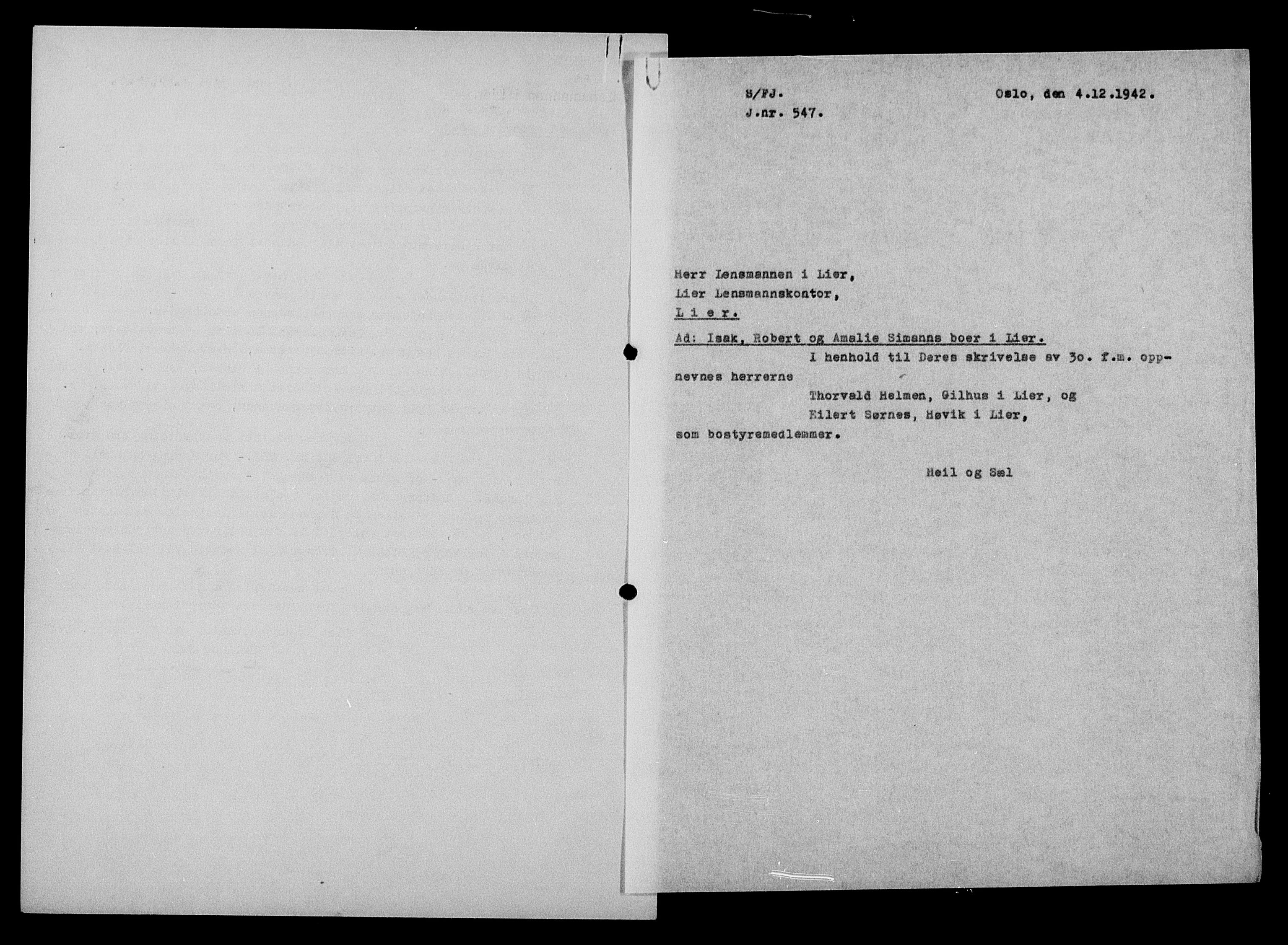 Justisdepartementet, Tilbakeføringskontoret for inndratte formuer, RA/S-1564/H/Hc/Hcd/L1007: --, 1945-1947, p. 161