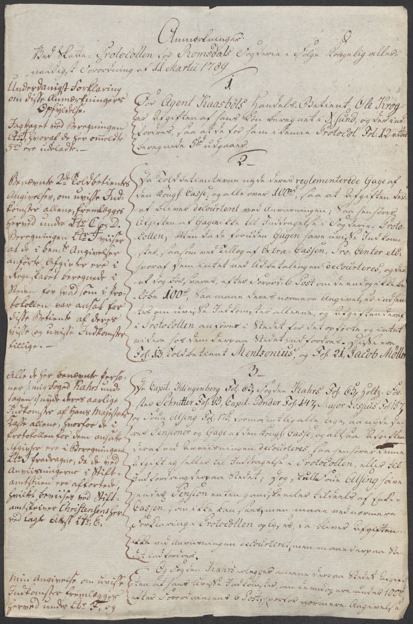 Rentekammeret inntil 1814, Reviderte regnskaper, Mindre regnskaper, AV/RA-EA-4068/Rf/Rfe/L0038: (Øster) Risør, Romsdal fogderi, 1789, p. 181