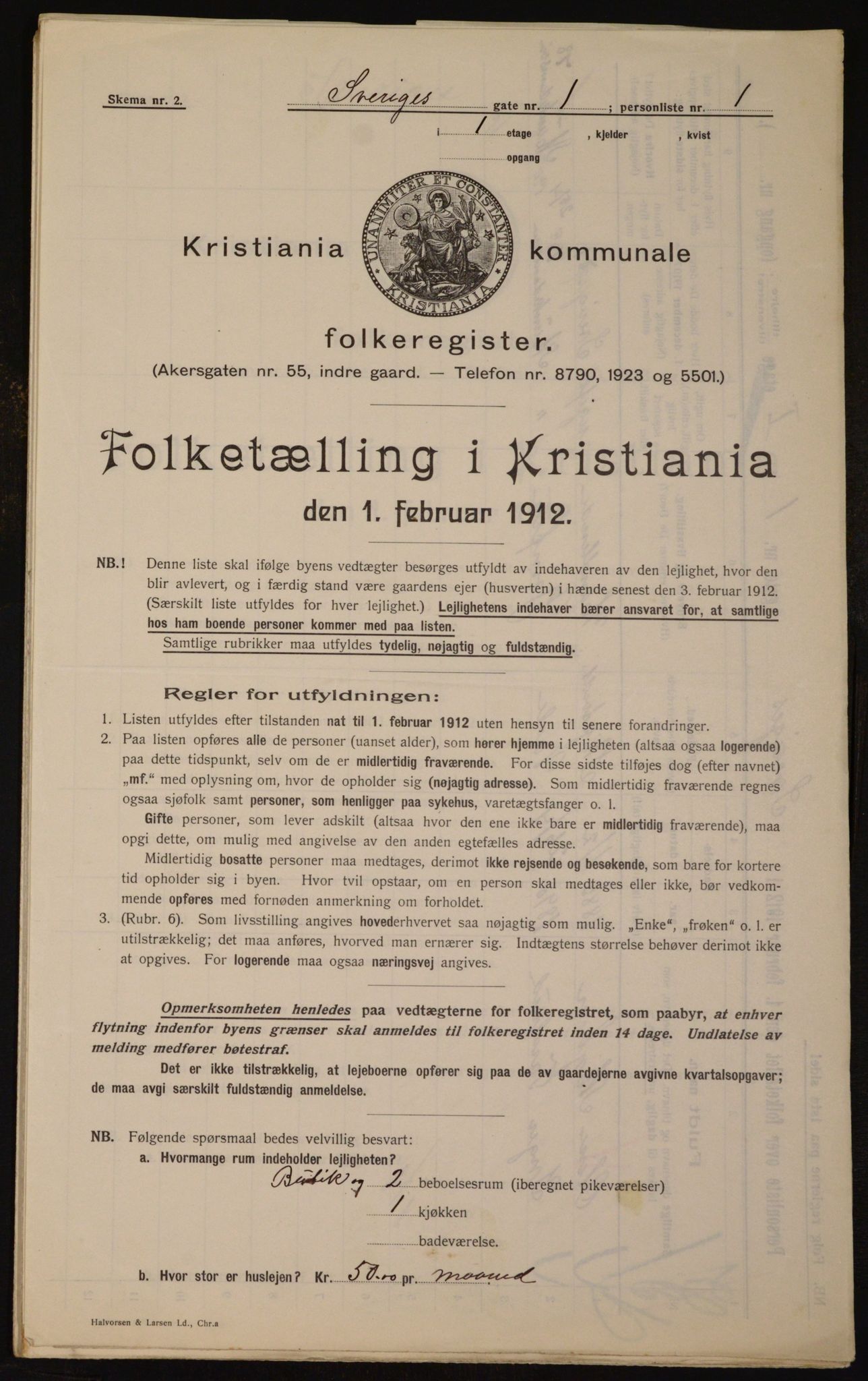 OBA, Municipal Census 1912 for Kristiania, 1912, p. 105793