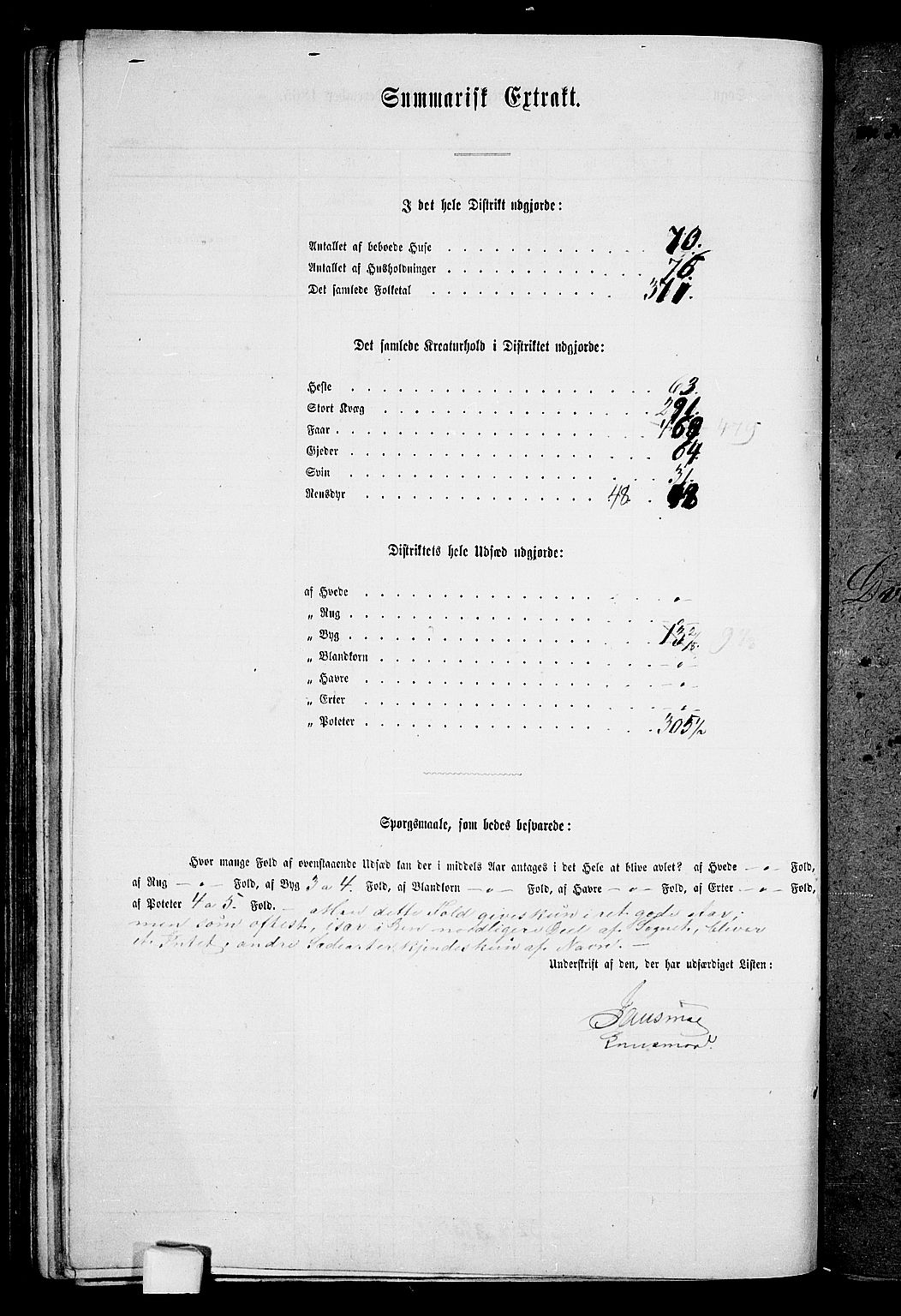 RA, 1865 census for Dverberg, 1865, p. 17