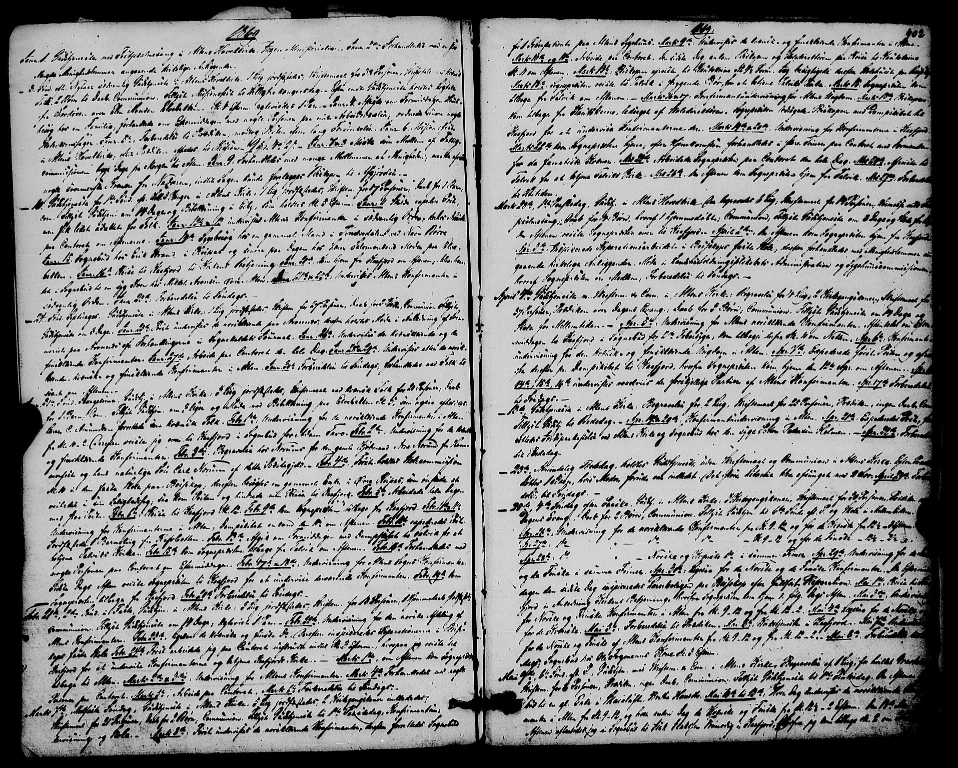 Alta sokneprestkontor, AV/SATØ-S-1338/H/Ha/L0001.kirke: Parish register (official) no. 1, 1858-1878, p. 402