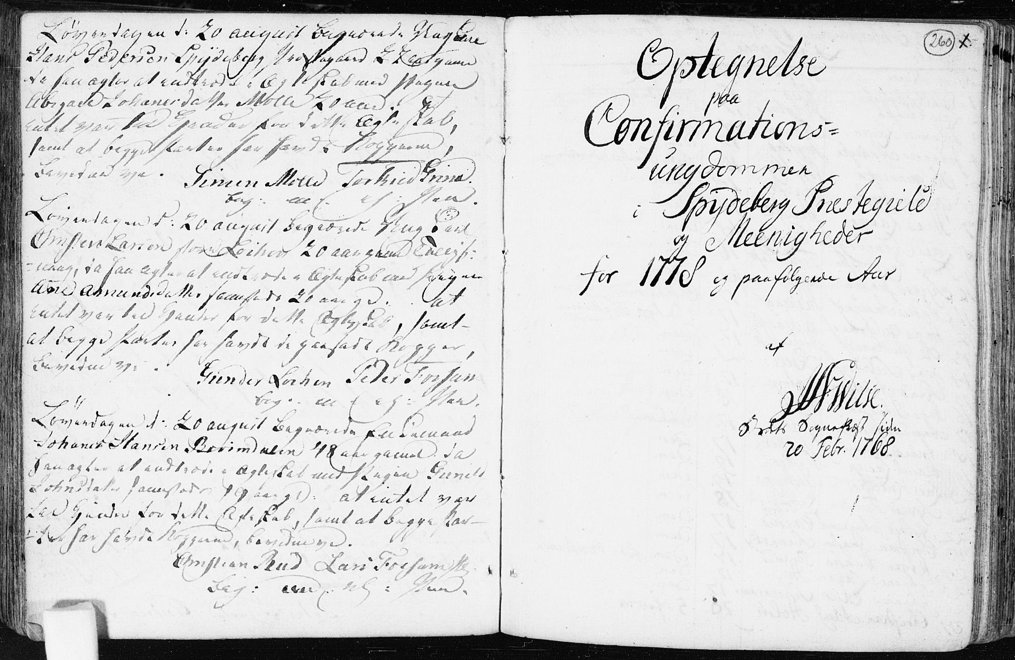Spydeberg prestekontor Kirkebøker, SAO/A-10924/F/Fa/L0003: Parish register (official) no. I 3, 1778-1814, p. 260