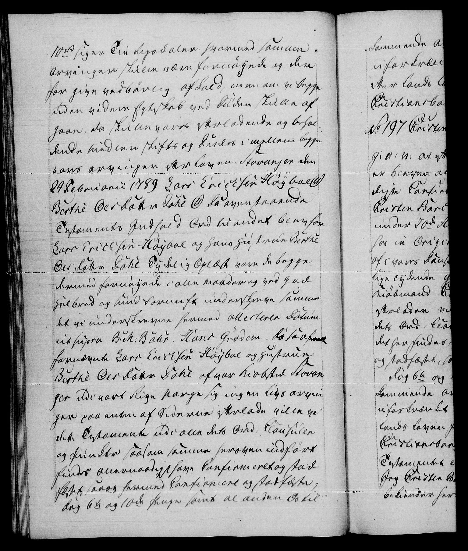 Danske Kanselli 1572-1799, AV/RA-EA-3023/F/Fc/Fca/Fcaa/L0052: Norske registre, 1788-1789, p. 530b