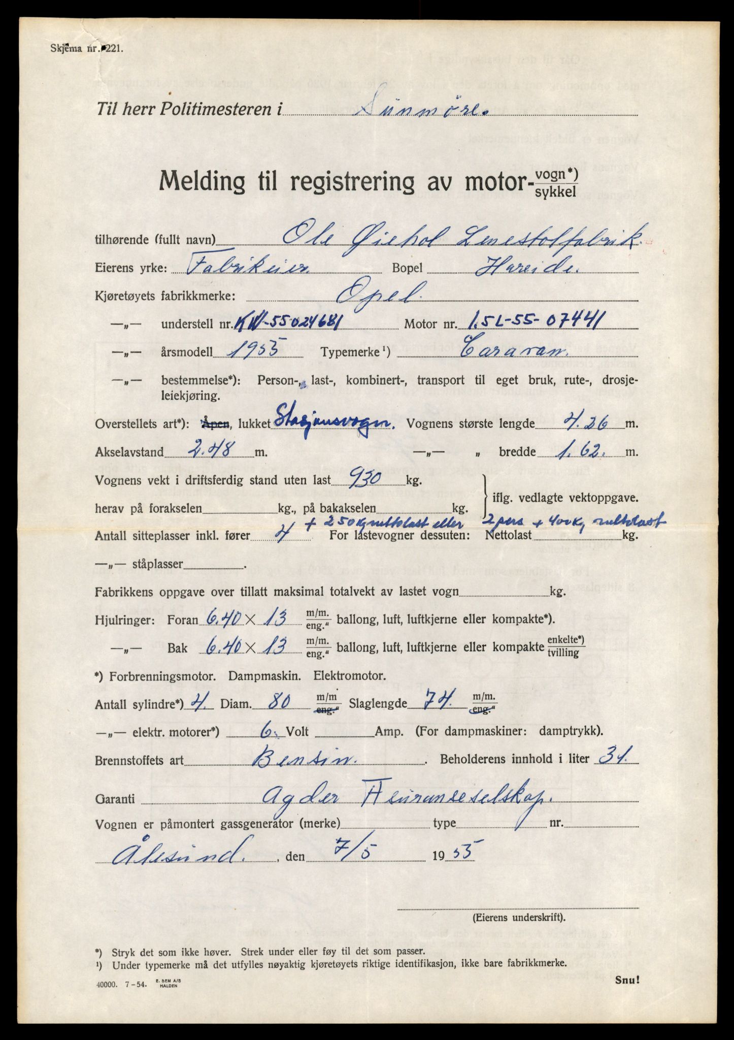 Møre og Romsdal vegkontor - Ålesund trafikkstasjon, SAT/A-4099/F/Fe/L0048: Registreringskort for kjøretøy T 14721 - T 14863, 1927-1998, p. 1016