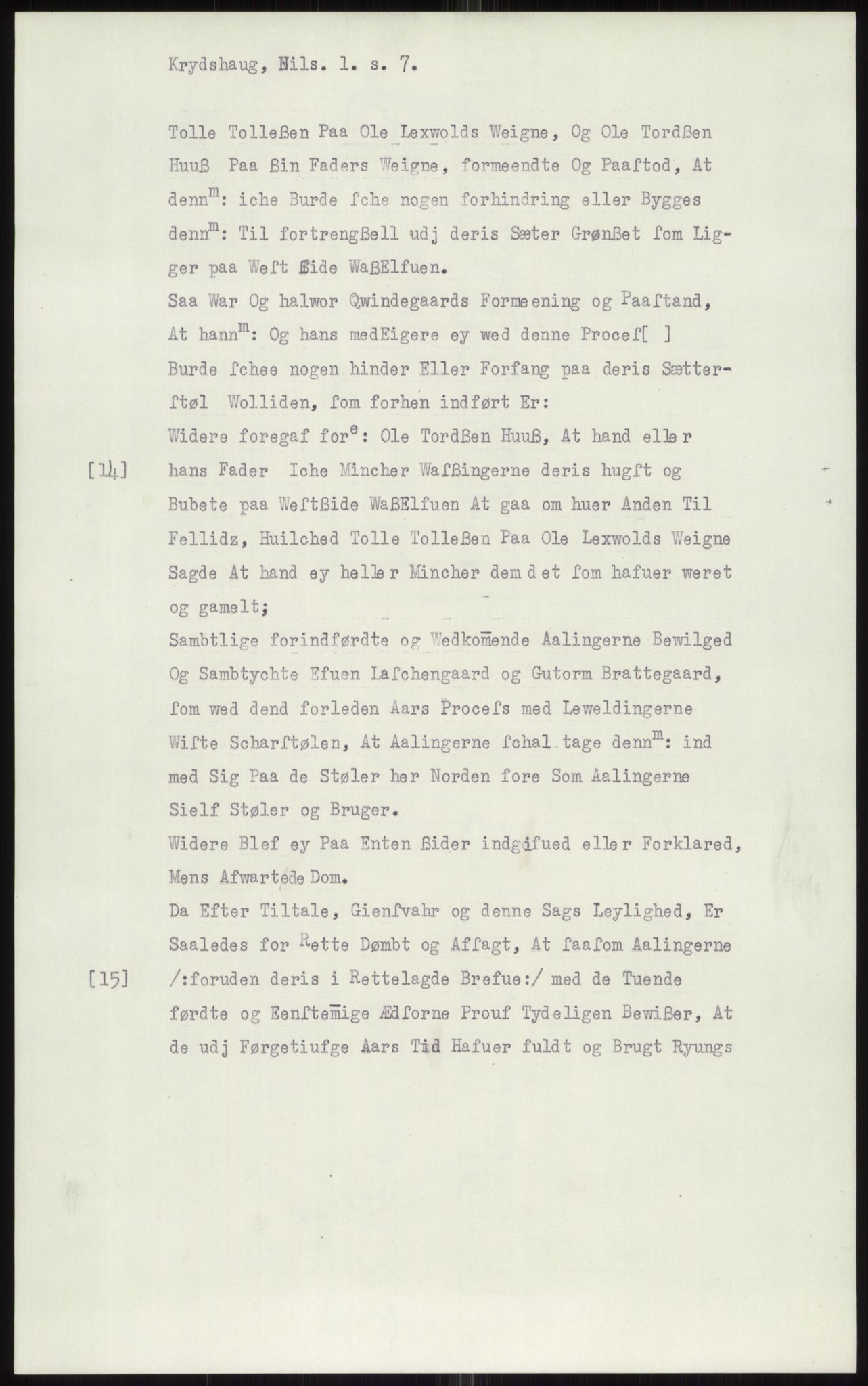 Samlinger til kildeutgivelse, Diplomavskriftsamlingen, AV/RA-EA-4053/H/Ha, p. 991