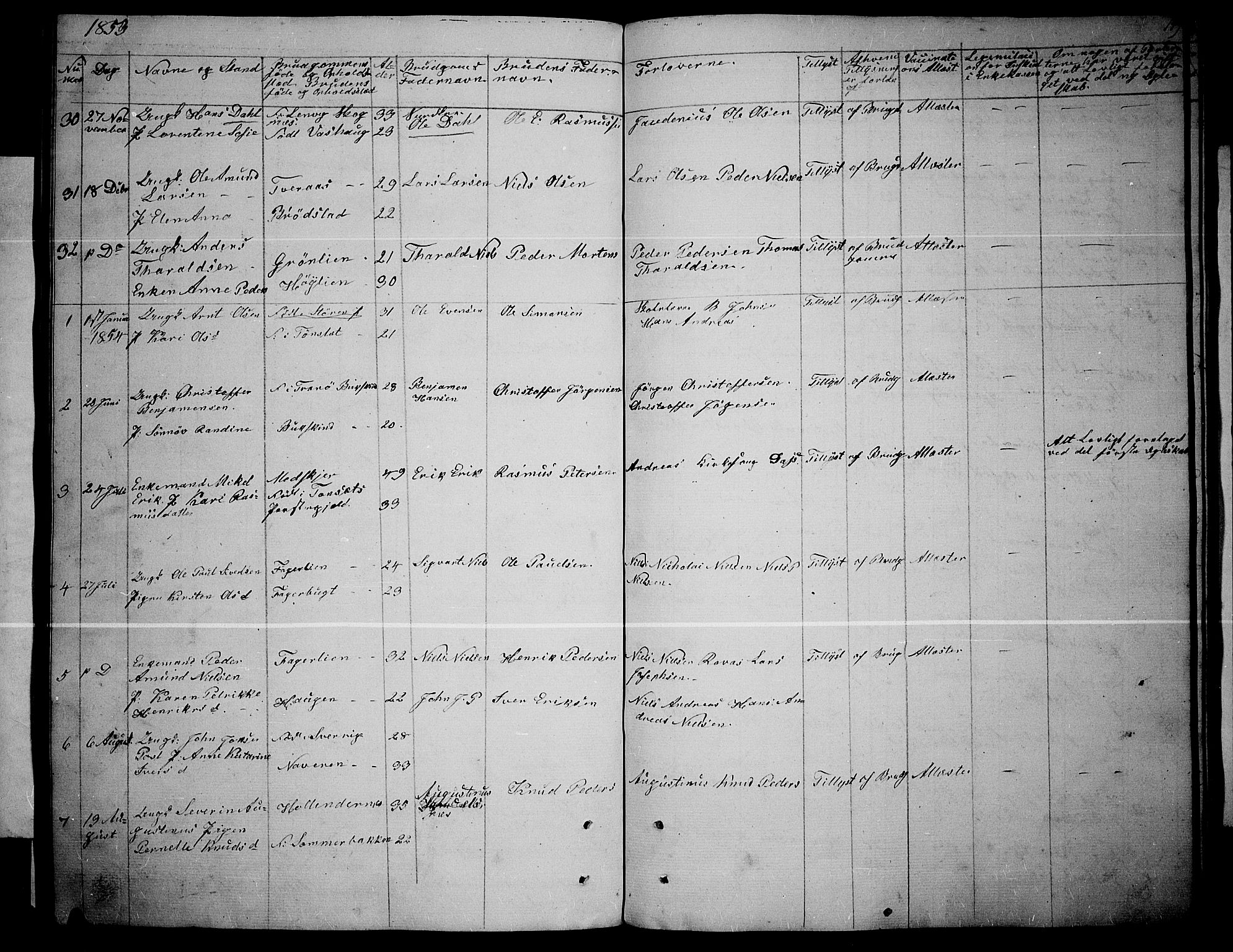 Lenvik sokneprestembete, SATØ/S-1310/H/Ha/Hab/L0003klokker: Parish register (copy) no. 3, 1844-1858, p. 149