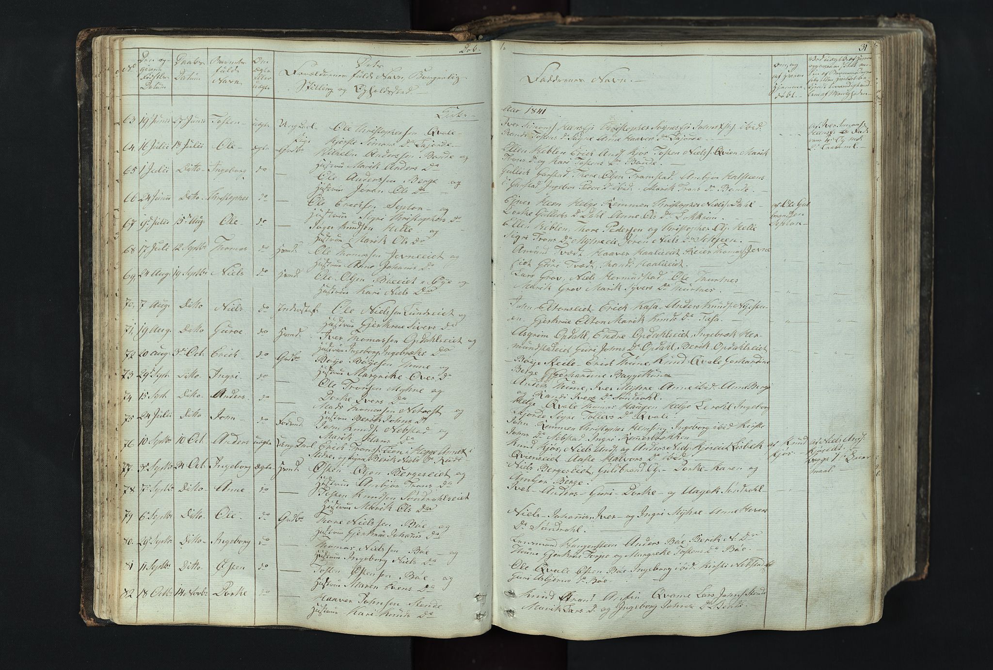 Vang prestekontor, Valdres, AV/SAH-PREST-140/H/Hb/L0004: Parish register (copy) no. 4, 1835-1892, p. 31