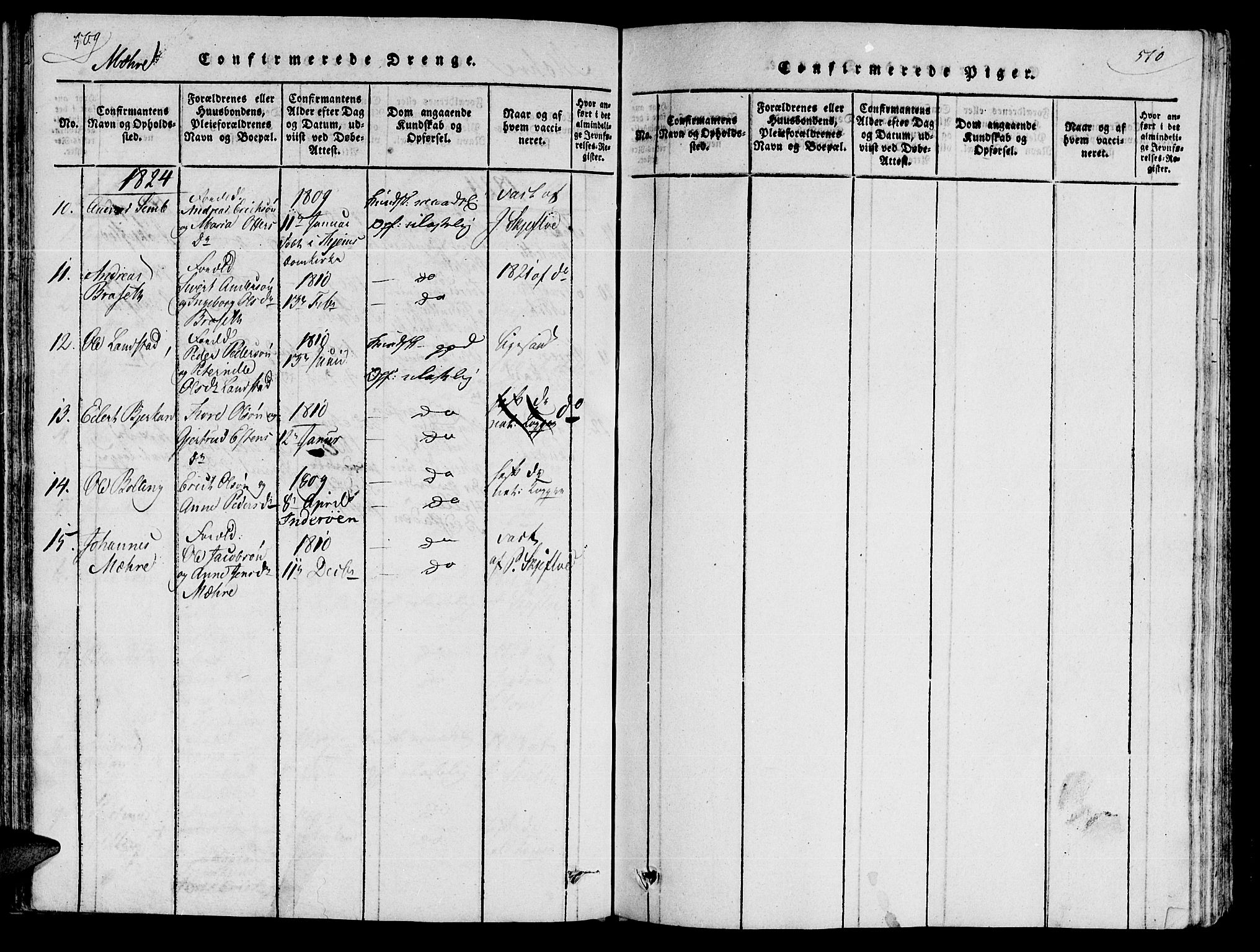 Ministerialprotokoller, klokkerbøker og fødselsregistre - Nord-Trøndelag, AV/SAT-A-1458/735/L0333: Parish register (official) no. 735A04 /1, 1816-1824, p. 509-510