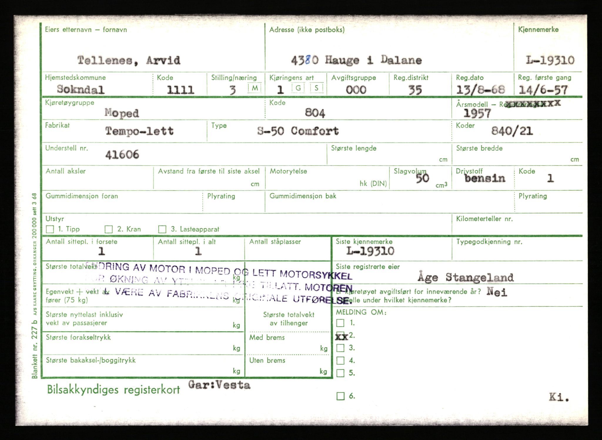 Stavanger trafikkstasjon, AV/SAST-A-101942/0/F/L0035: L-19100 - L-19999, 1930-1971, p. 804