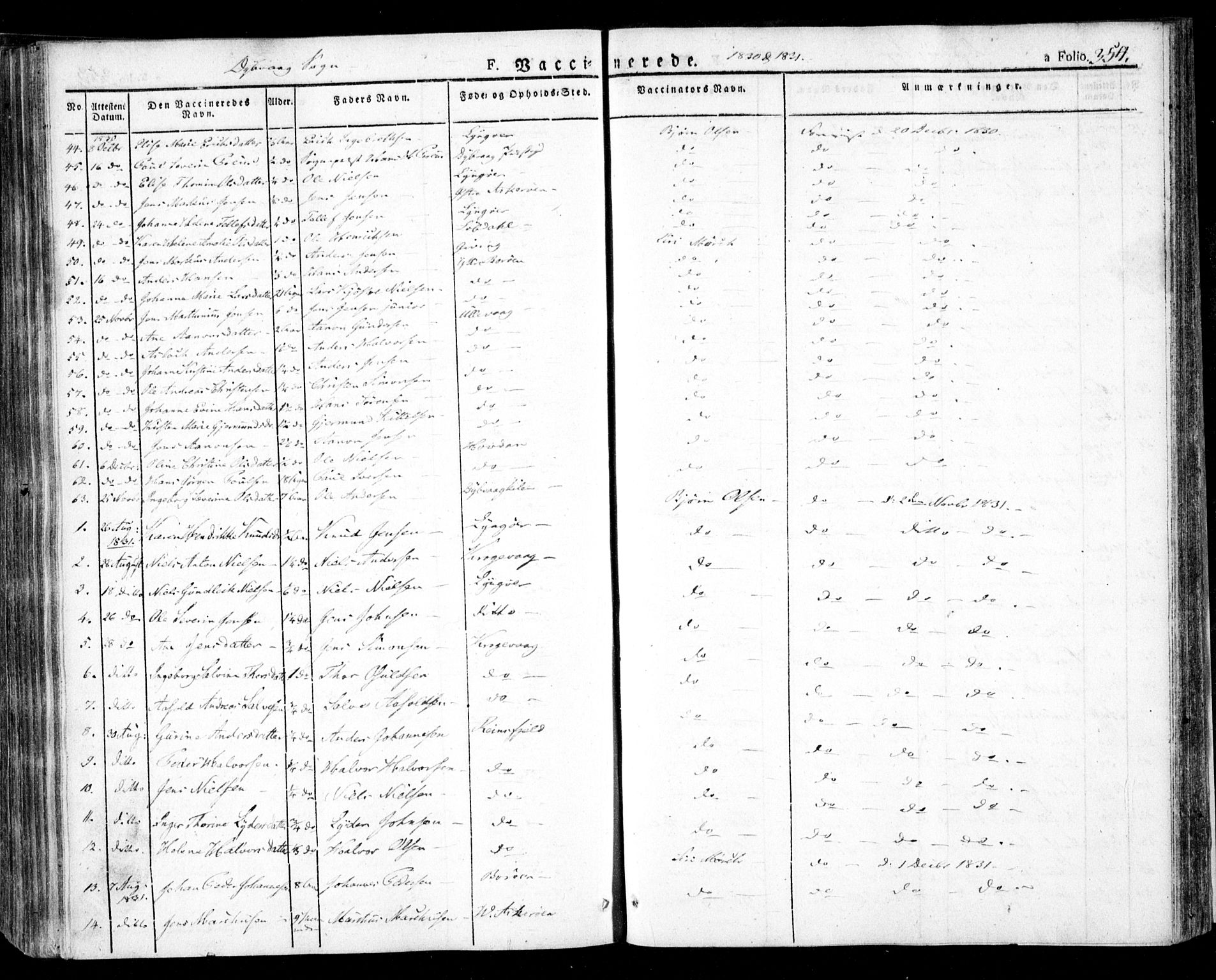 Dypvåg sokneprestkontor, SAK/1111-0007/F/Fa/Faa/L0004: Parish register (official) no. A 4, 1824-1840, p. 354