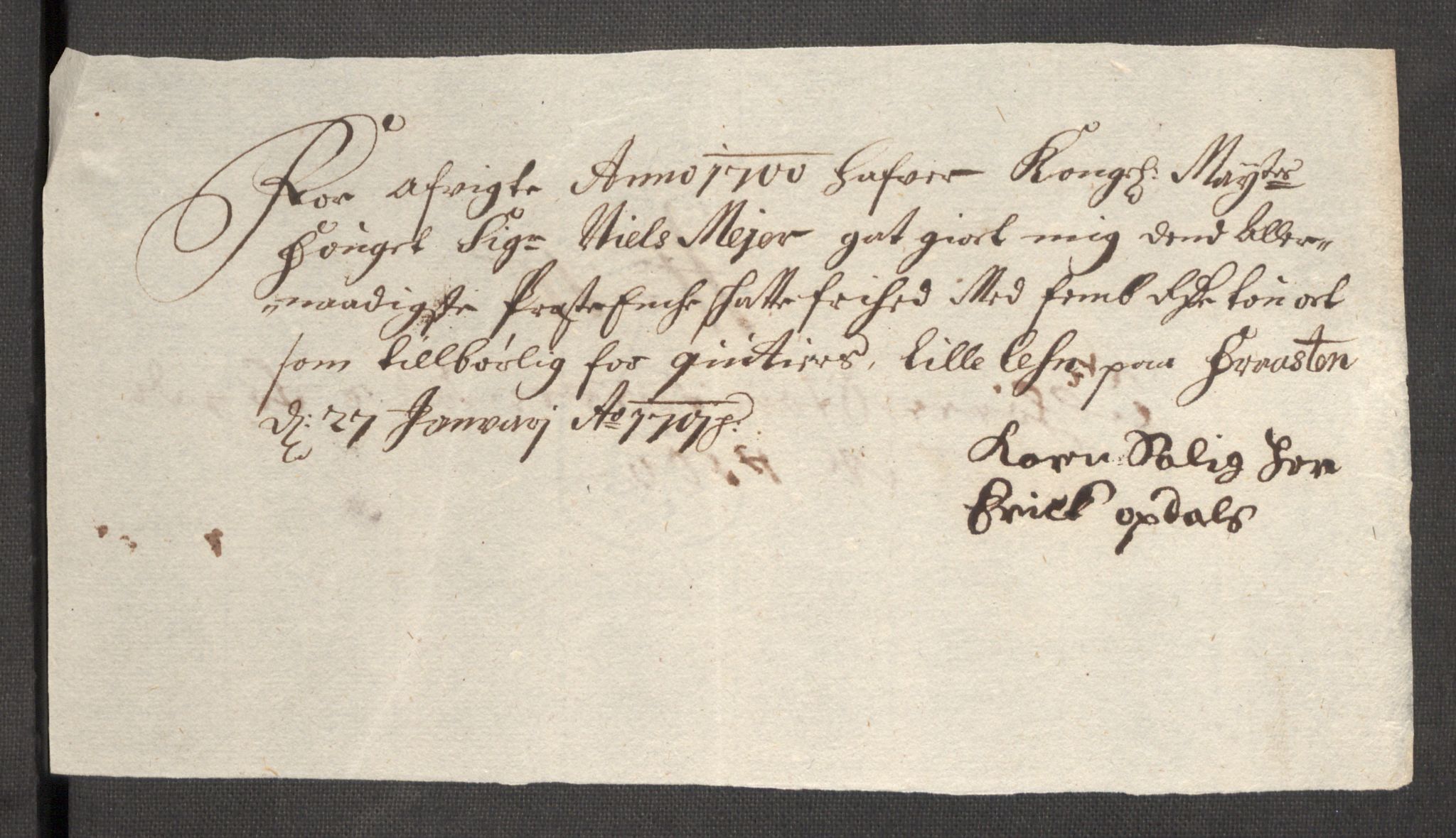 Rentekammeret inntil 1814, Reviderte regnskaper, Fogderegnskap, AV/RA-EA-4092/R62/L4192: Fogderegnskap Stjørdal og Verdal, 1700, p. 232