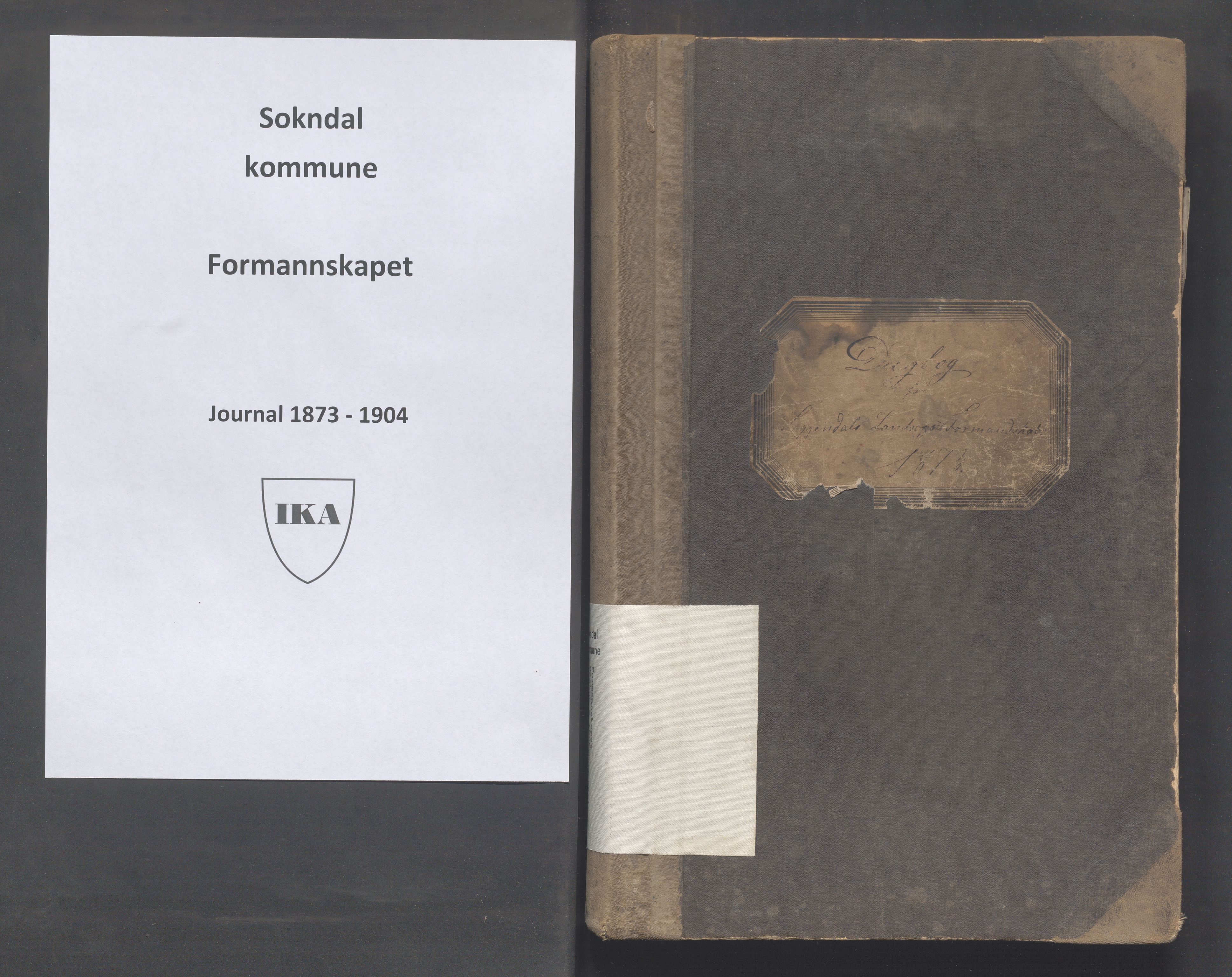 Sokndal kommune - Formannskapet/Sentraladministrasjonen, IKAR/K-101099/C/Ca/L0002: Journal, 1873-1904