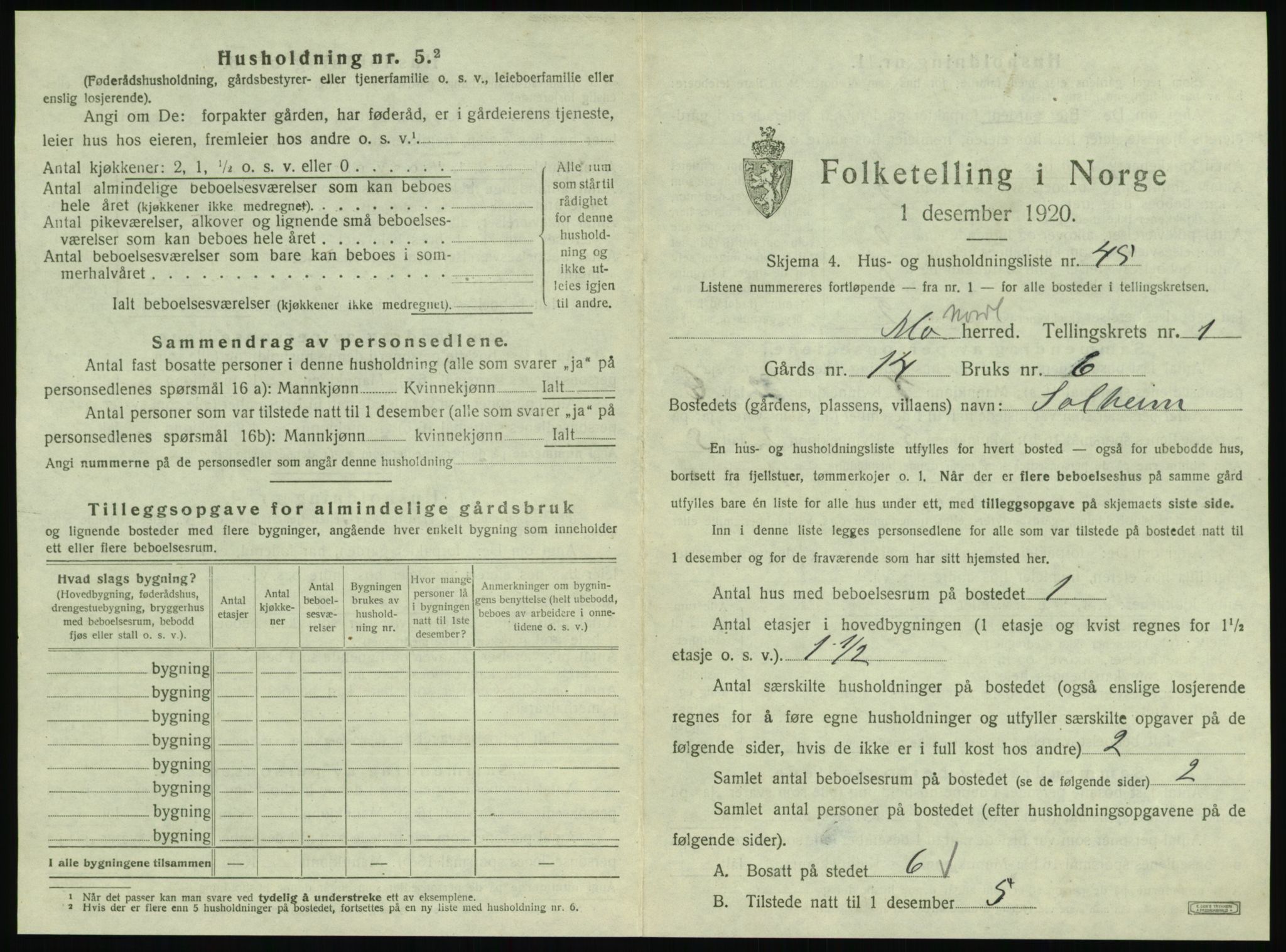 SAT, 1920 census for Mo, 1920, p. 154