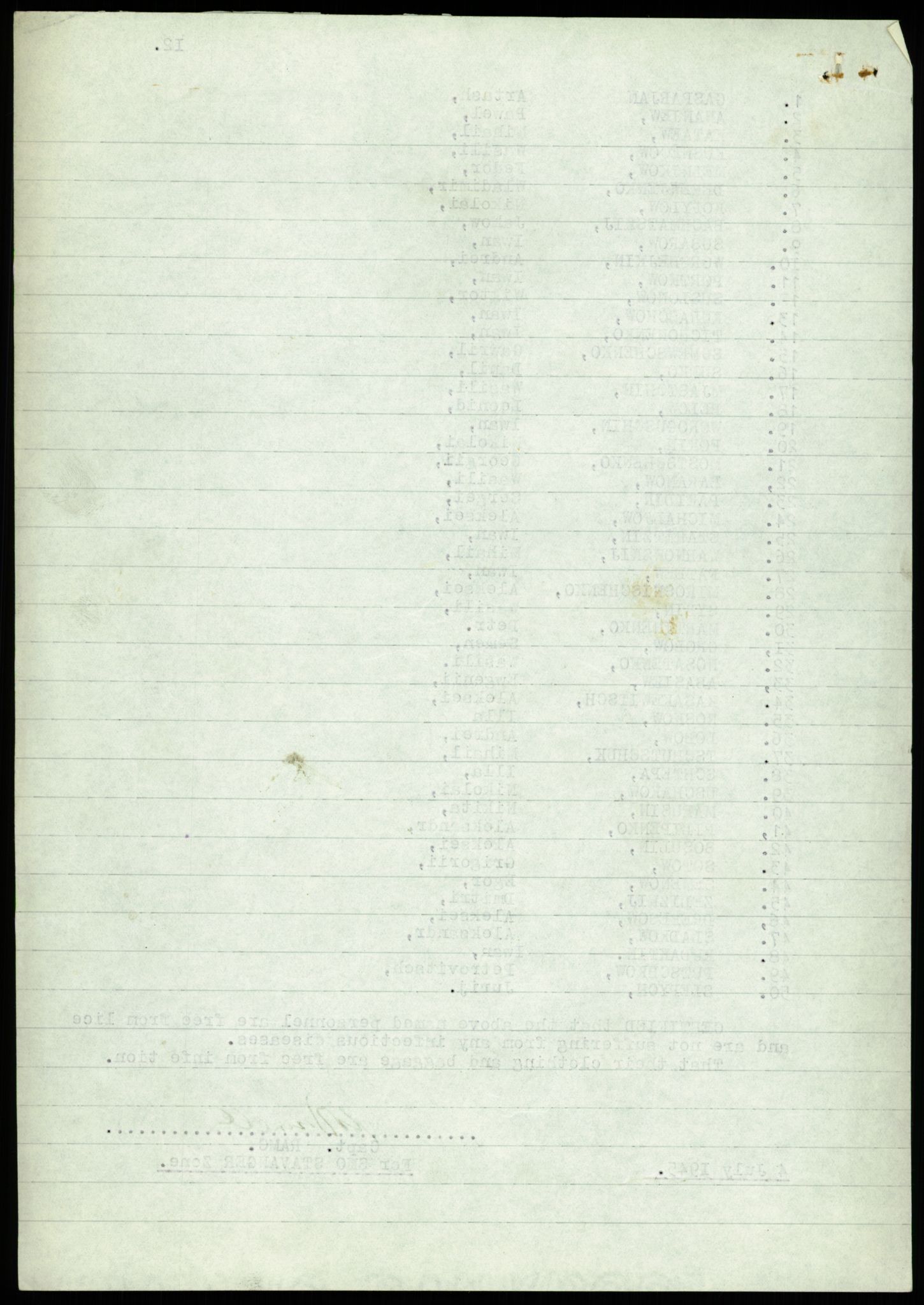 Flyktnings- og fangedirektoratet, Repatrieringskontoret, AV/RA-S-1681/D/Db/L0022: Displaced Persons (DPs) og sivile tyskere, 1945-1948, p. 513