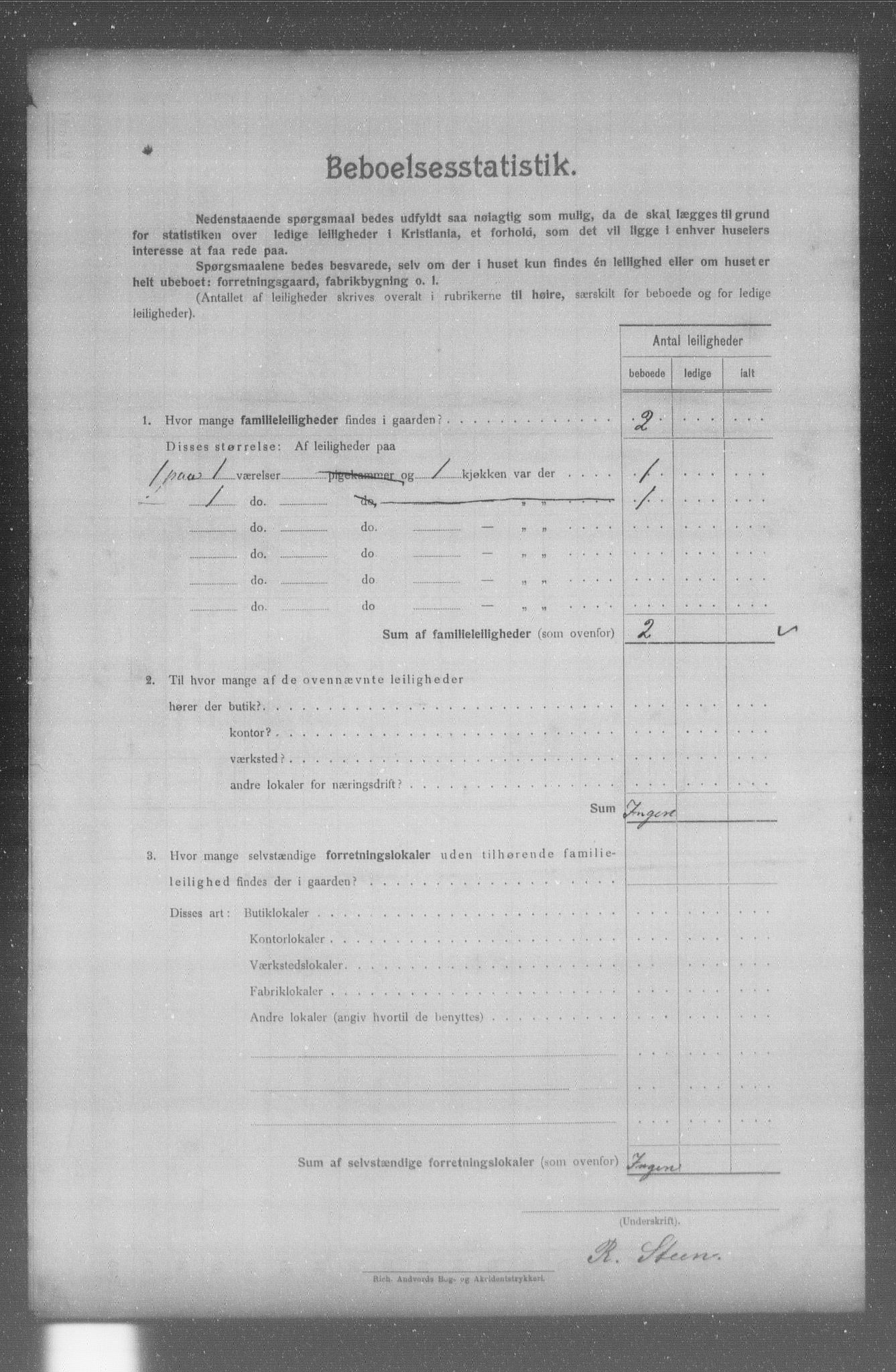 OBA, Municipal Census 1904 for Kristiania, 1904, p. 9667