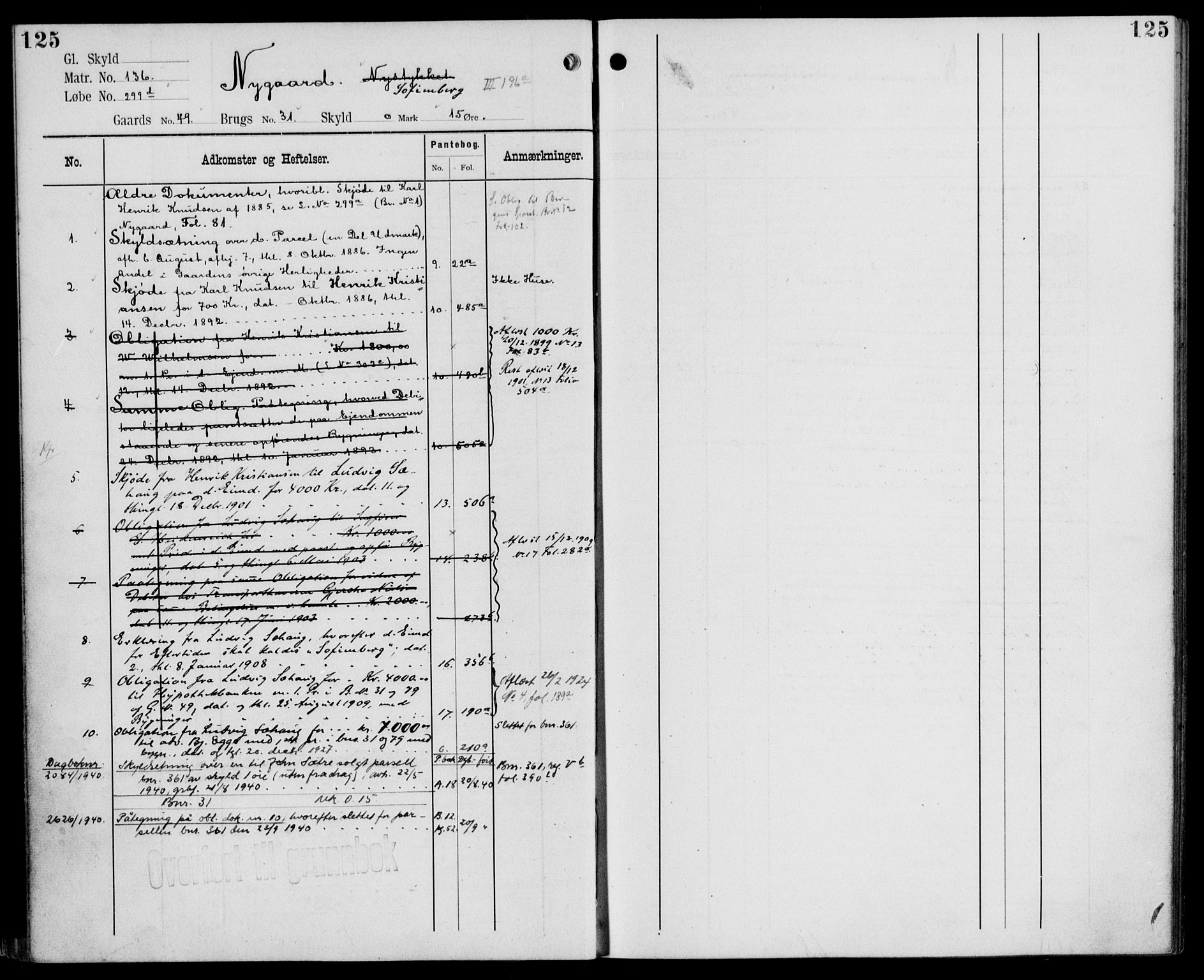 Midhordland sorenskriveri, AV/SAB-A-3001/1/G/Ga/Gab/L0110: Mortgage register no. II.A.b.110, p. 125