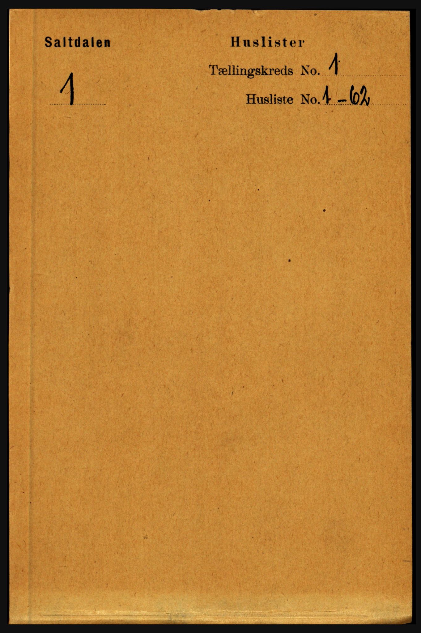 RA, 1891 census for 1840 Saltdal, 1891, p. 19
