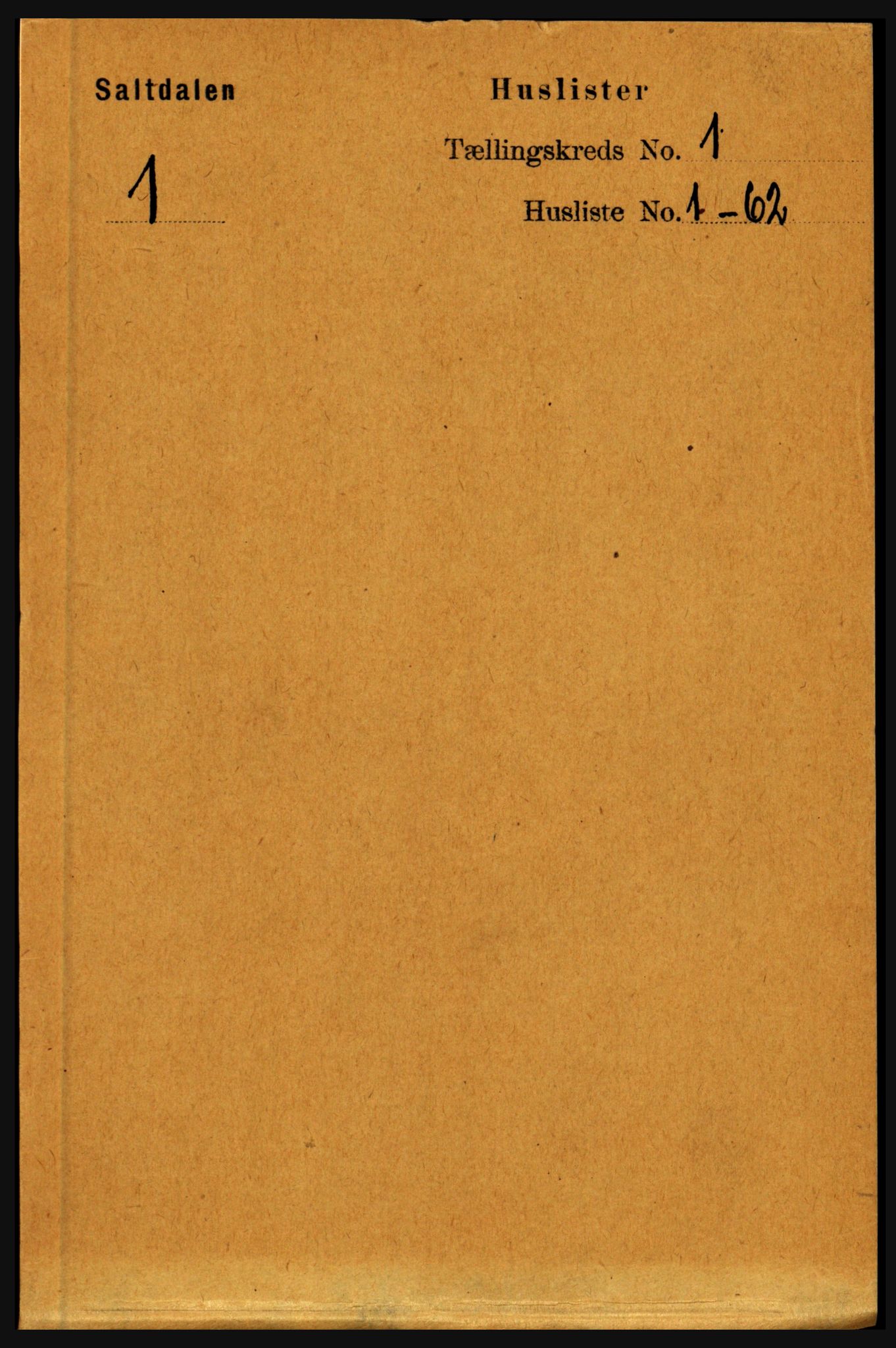 RA, 1891 census for 1840 Saltdal, 1891, p. 19