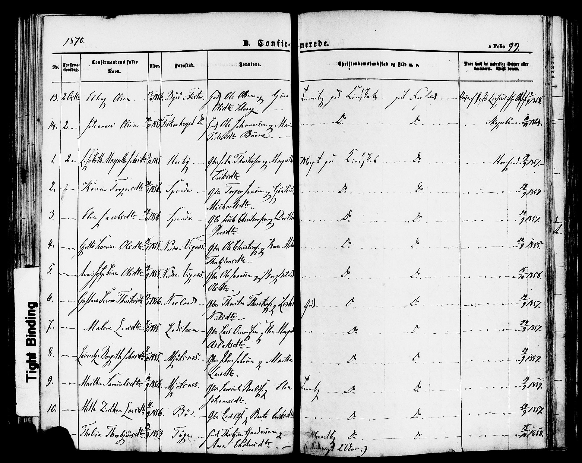 Finnøy sokneprestkontor, AV/SAST-A-101825/H/Ha/Haa/L0008: Parish register (official) no. A 8, 1863-1878, p. 99