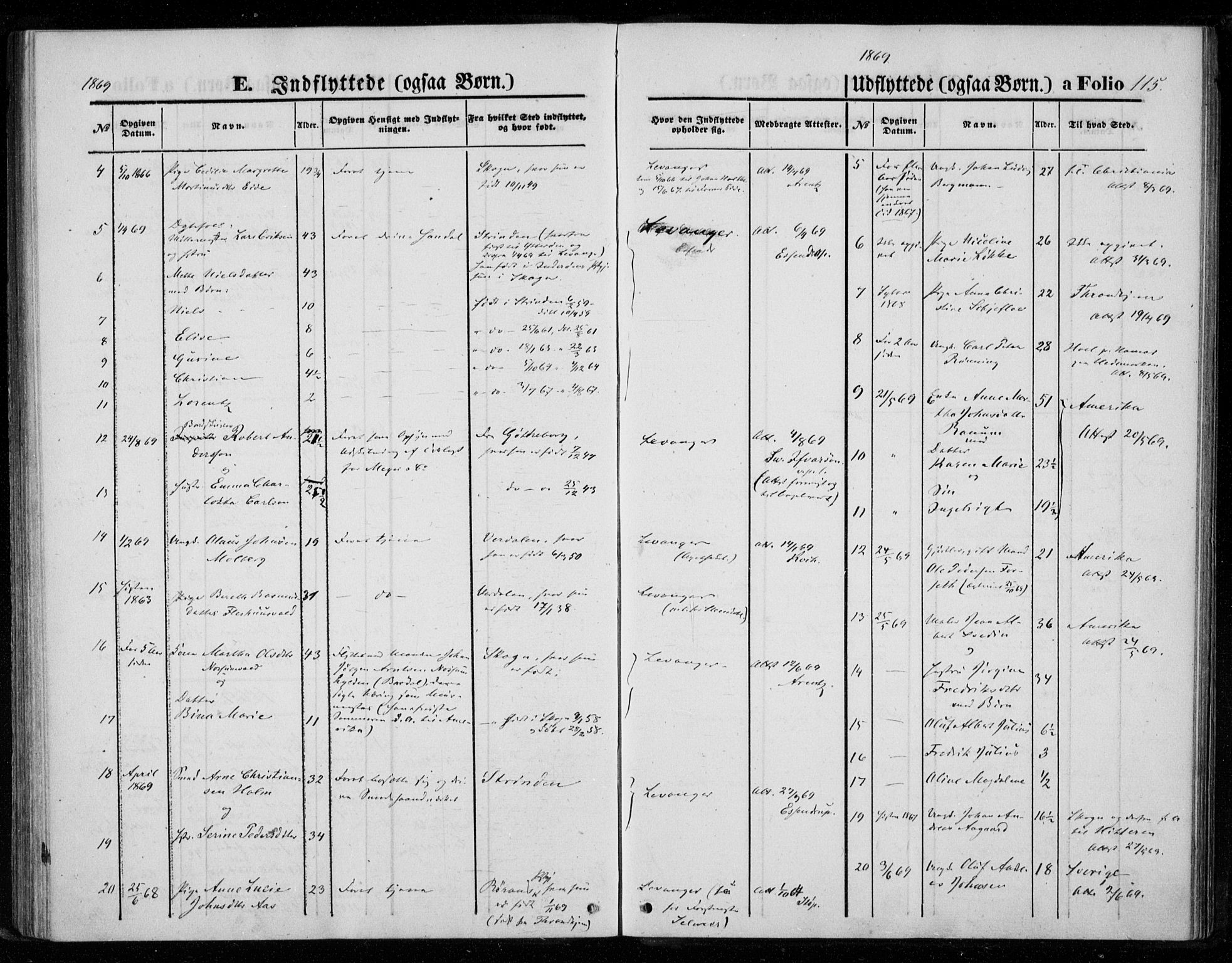 Ministerialprotokoller, klokkerbøker og fødselsregistre - Nord-Trøndelag, SAT/A-1458/720/L0186: Parish register (official) no. 720A03, 1864-1874, p. 115