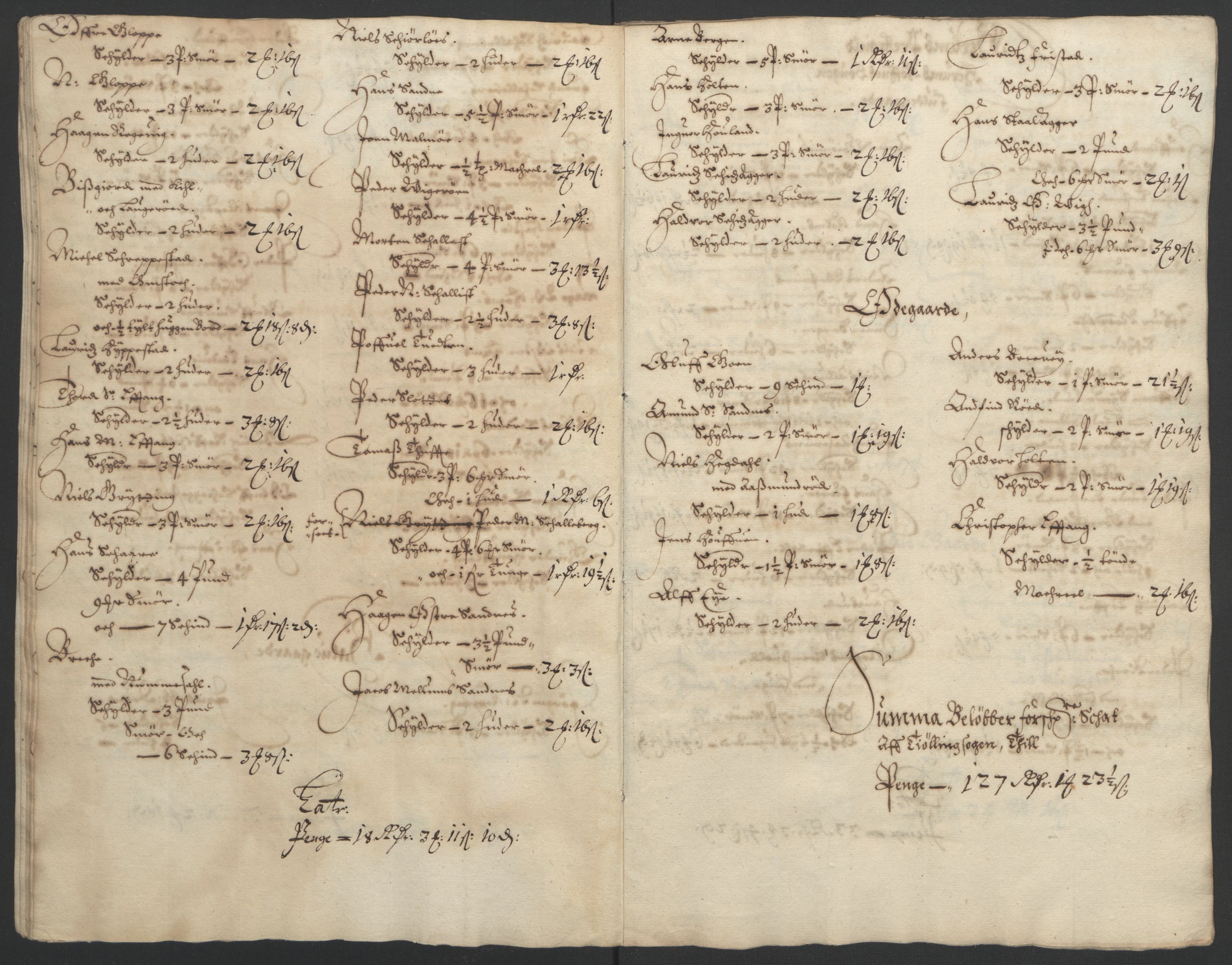 Rentekammeret inntil 1814, Reviderte regnskaper, Fogderegnskap, AV/RA-EA-4092/R33/L1965: Fogderegnskap Larvik grevskap, 1669-1670, p. 44