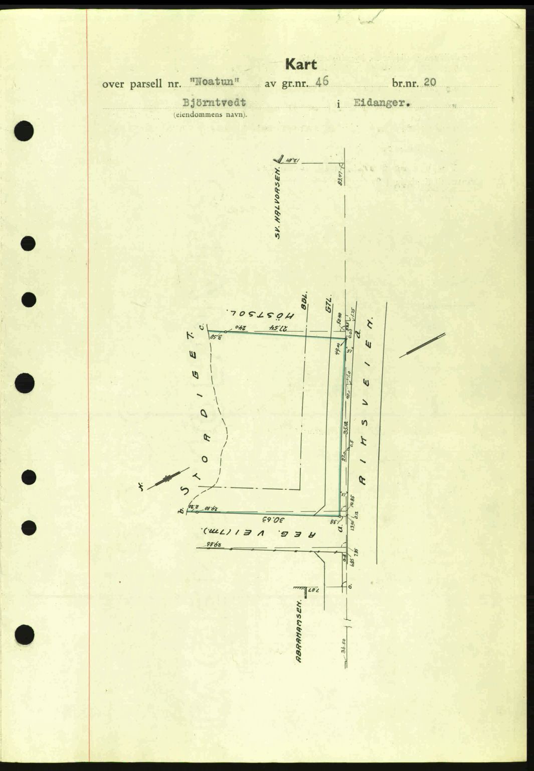 Bamble sorenskriveri, AV/SAKO-A-214/G/Ga/Gag/L0002: Mortgage book no. A-2, 1937-1938, Diary no: : 500/1938