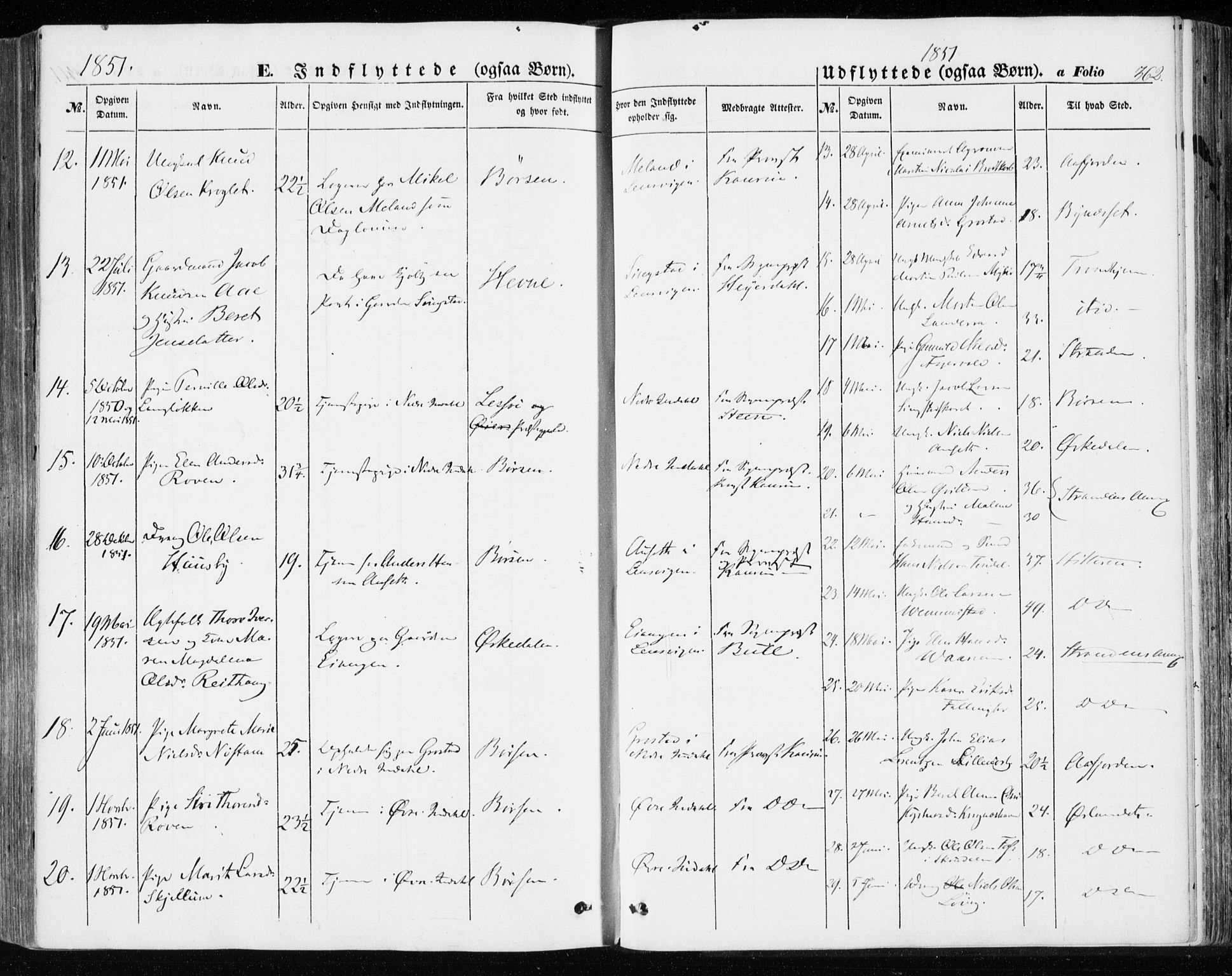 Ministerialprotokoller, klokkerbøker og fødselsregistre - Sør-Trøndelag, SAT/A-1456/646/L0611: Parish register (official) no. 646A09, 1848-1857, p. 362