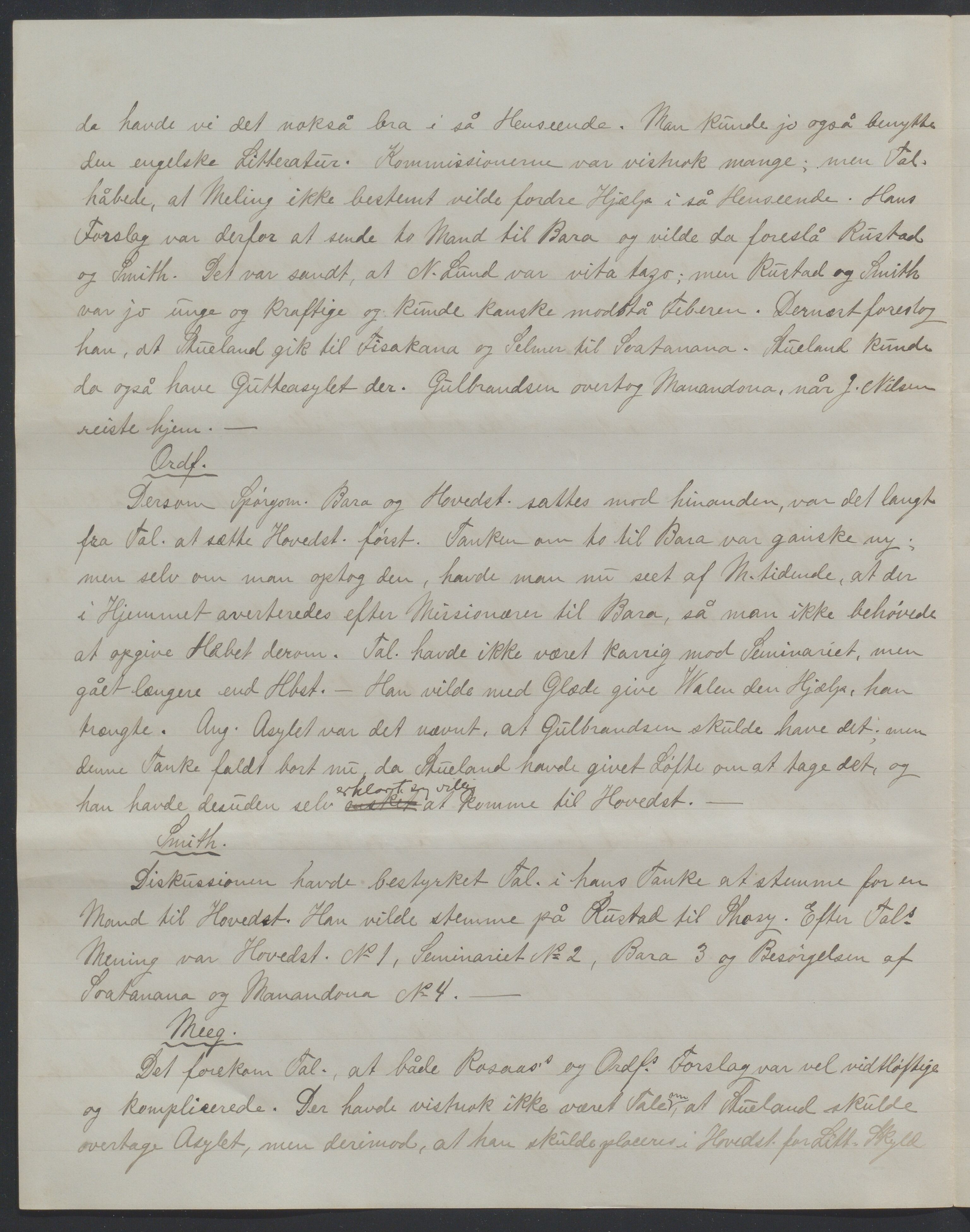 Det Norske Misjonsselskap - hovedadministrasjonen, VID/MA-A-1045/D/Da/Daa/L0038/0001: Konferansereferat og årsberetninger / Konferansereferat fra Madagaskar Innland., 1890