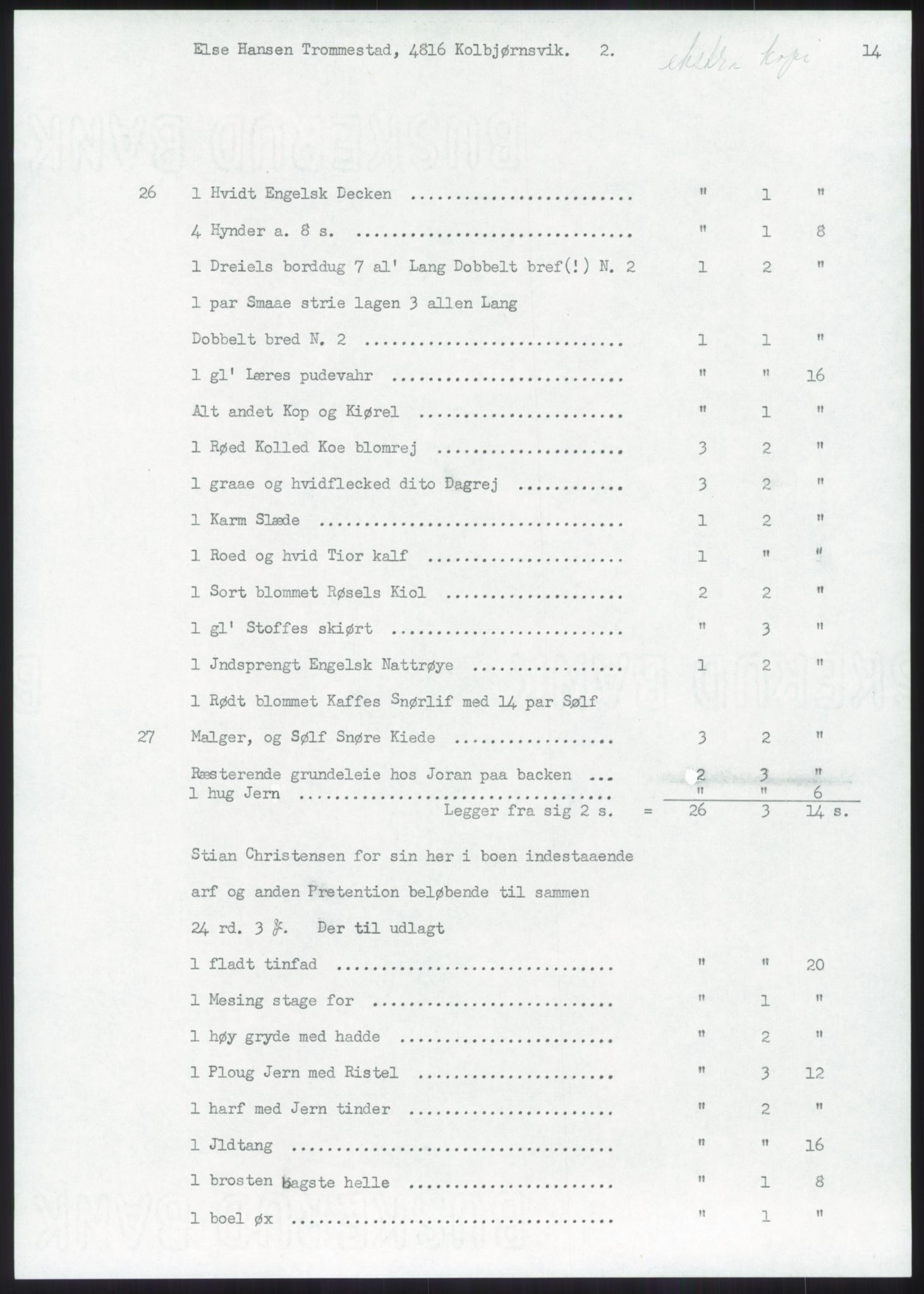 Samlinger til kildeutgivelse, Diplomavskriftsamlingen, AV/RA-EA-4053/H/Ha, p. 992