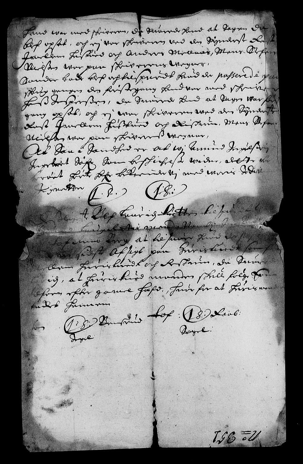 Stattholderembetet 1572-1771, RA/EA-2870/Af/L0004: Avskrifter av vedlegg til originale supplikker, nummerert i samsvar med supplikkbøkene, 1691-1694, p. 201