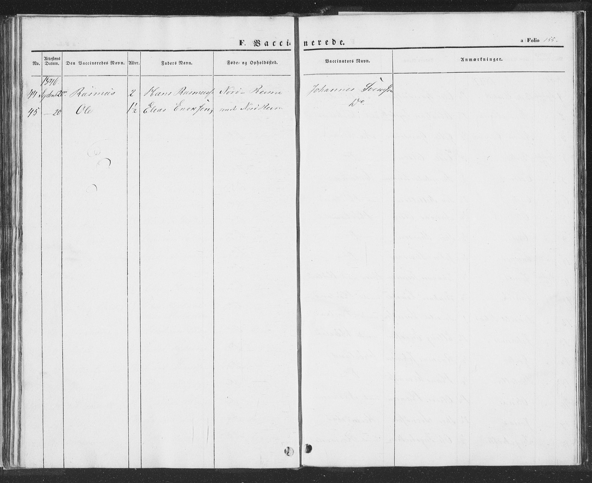 Hå sokneprestkontor, SAST/A-101801/001/30BA/L0006: Parish register (official) no. A 5, 1842-1853, p. 155