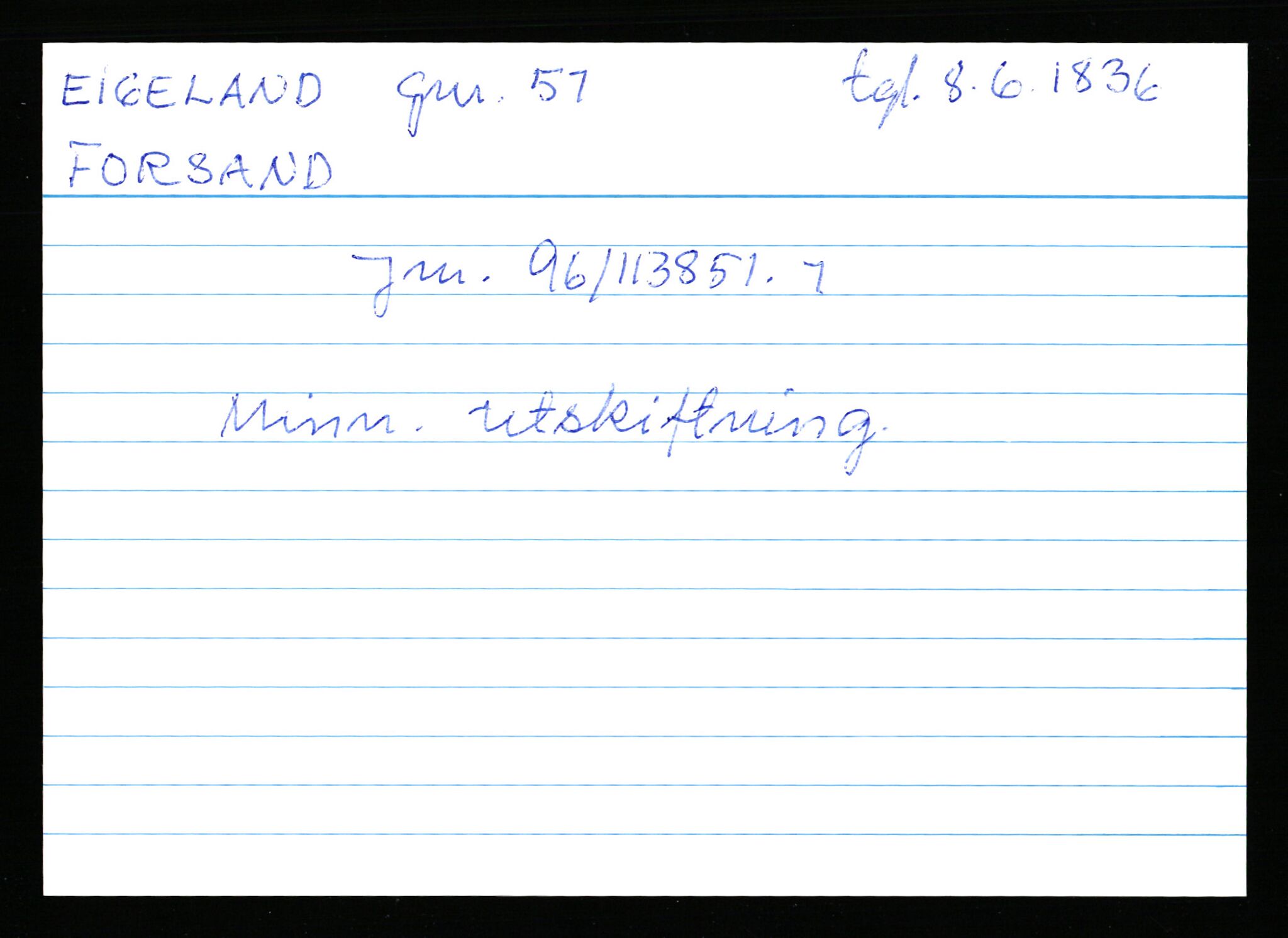 Statsarkivet i Stavanger, AV/SAST-A-101971/03/Y/Yk/L0008: Registerkort sortert etter gårdsnavn: Eig - Erlien, 1750-1930, p. 122