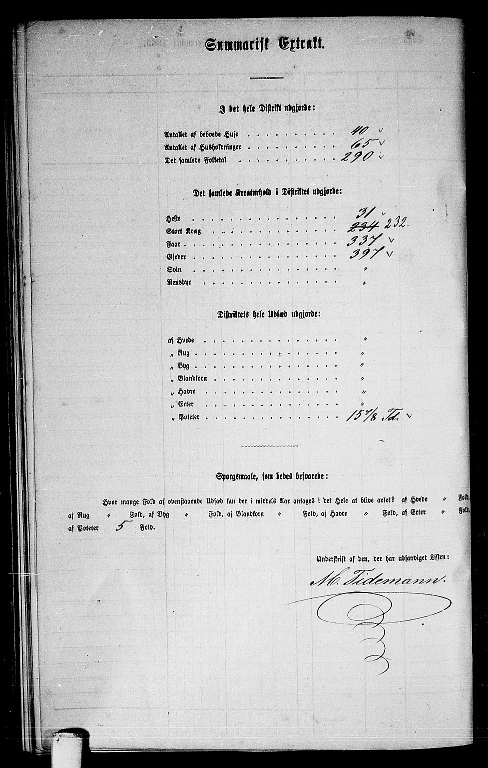 RA, 1865 census for Øvre Stjørdal, 1865, p. 205