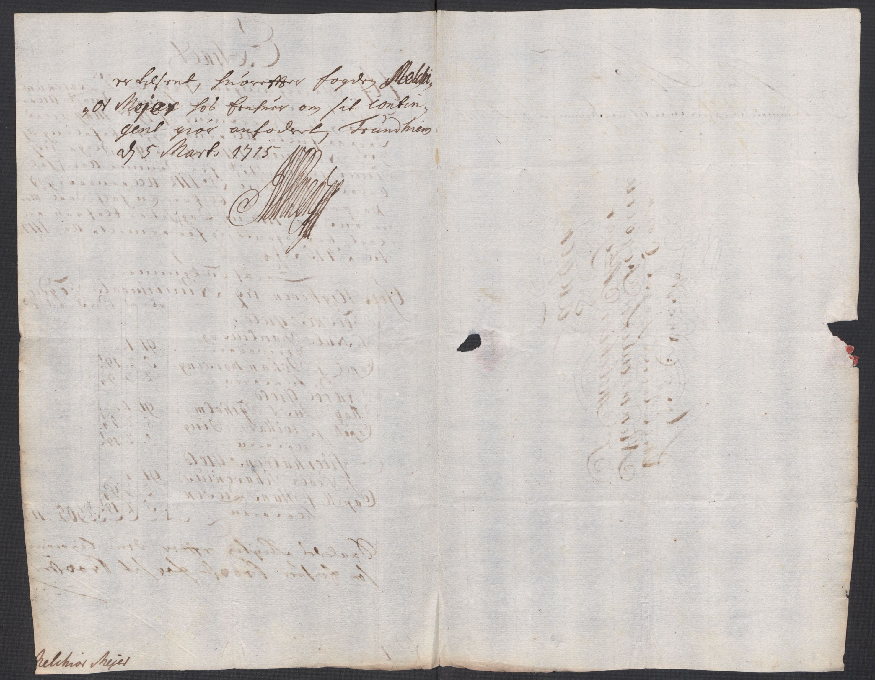 Rentekammeret inntil 1814, Reviderte regnskaper, Fogderegnskap, AV/RA-EA-4092/R64/L4435: Fogderegnskap Namdal, 1714, p. 132