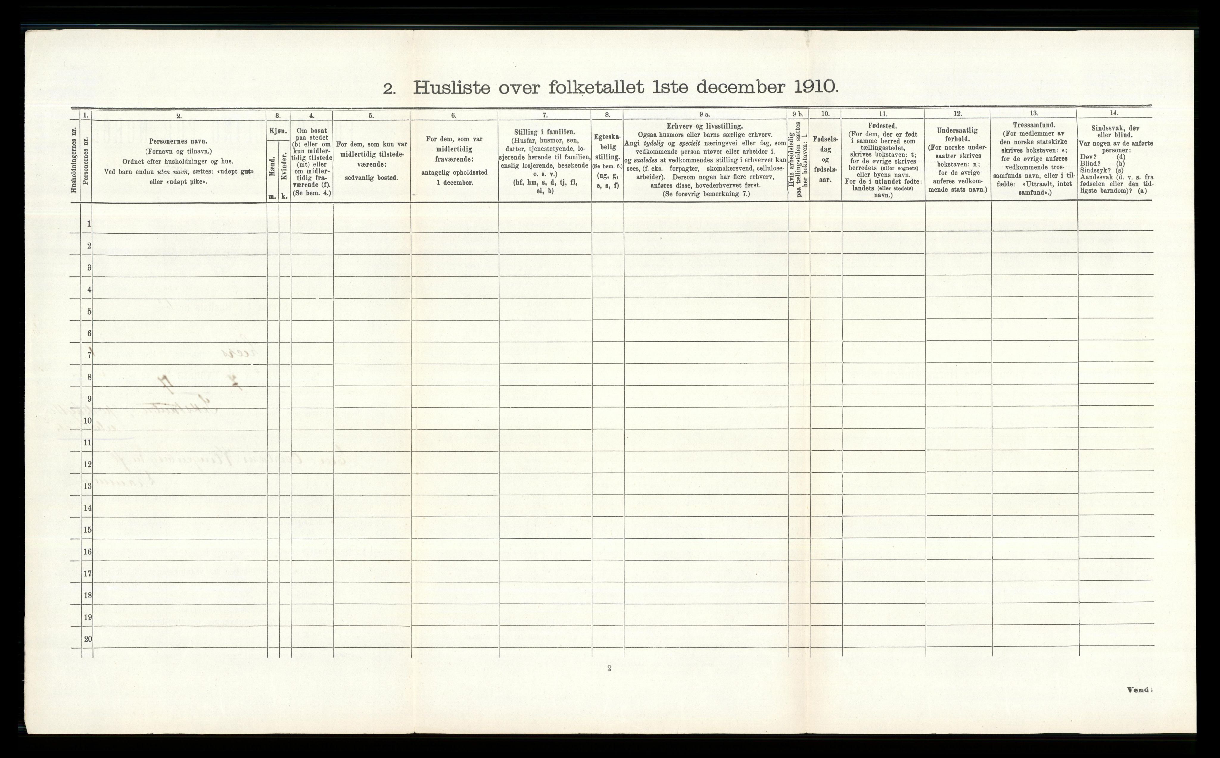 RA, 1910 census for Lier, 1910, p. 187