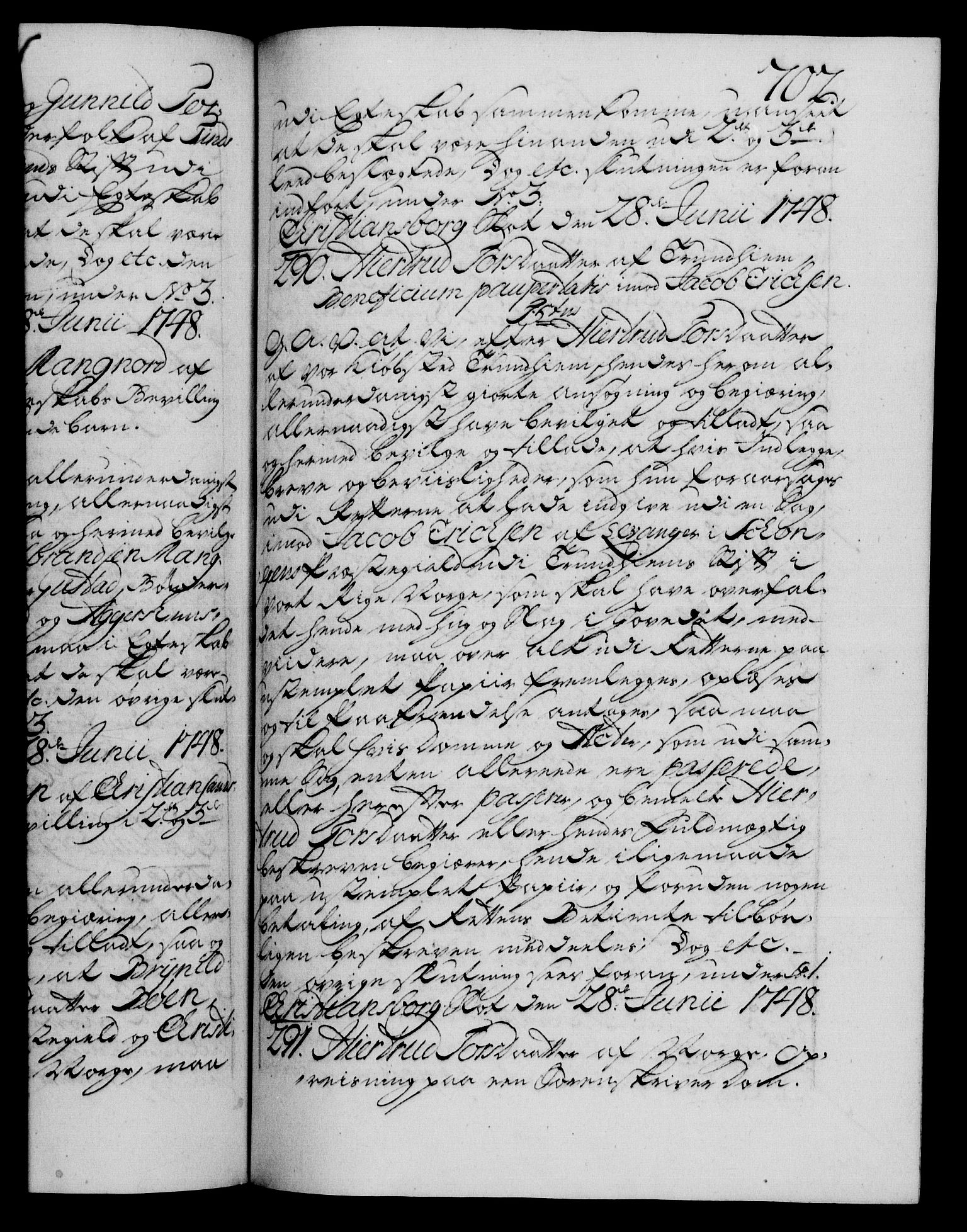 Danske Kanselli 1572-1799, AV/RA-EA-3023/F/Fc/Fca/Fcaa/L0035: Norske registre, 1746-1748, p. 702a