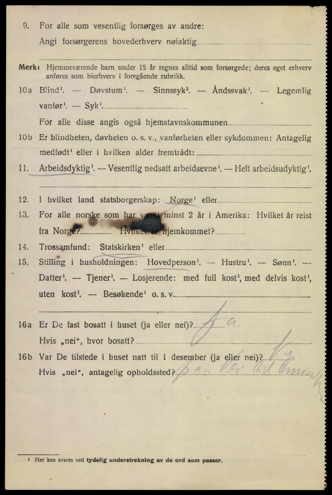 SAKO, 1920 census for Kragerø, 1920, p. 13866