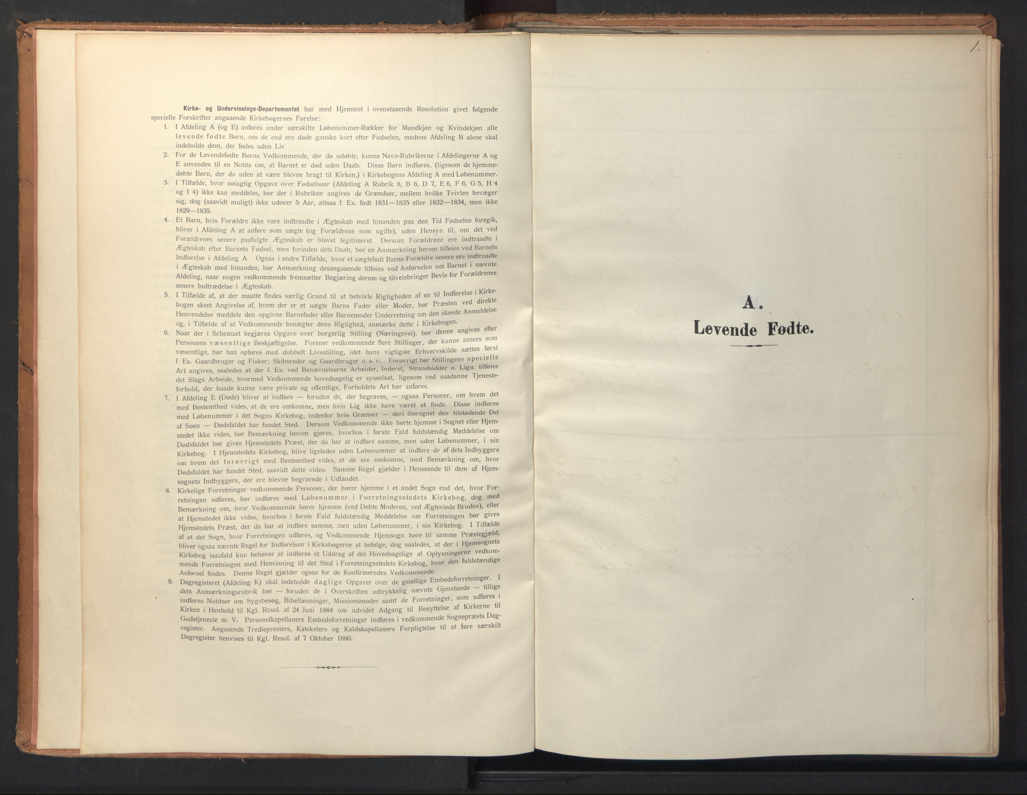 Ministerialprotokoller, klokkerbøker og fødselsregistre - Sør-Trøndelag, SAT/A-1456/694/L1128: Parish register (official) no. 694A02, 1906-1931, p. 1