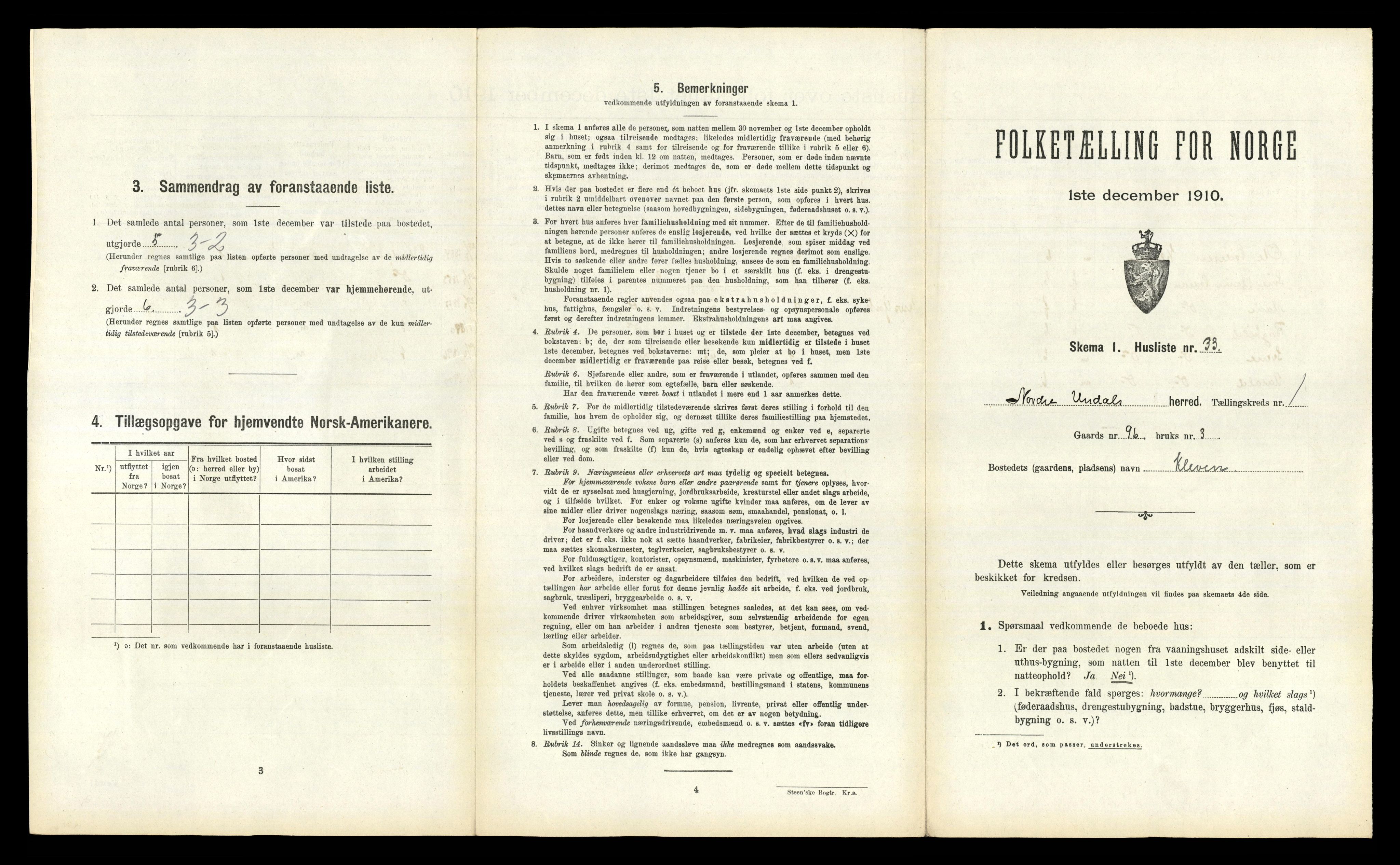 RA, 1910 census for Nord-Audnedal, 1910, p. 98