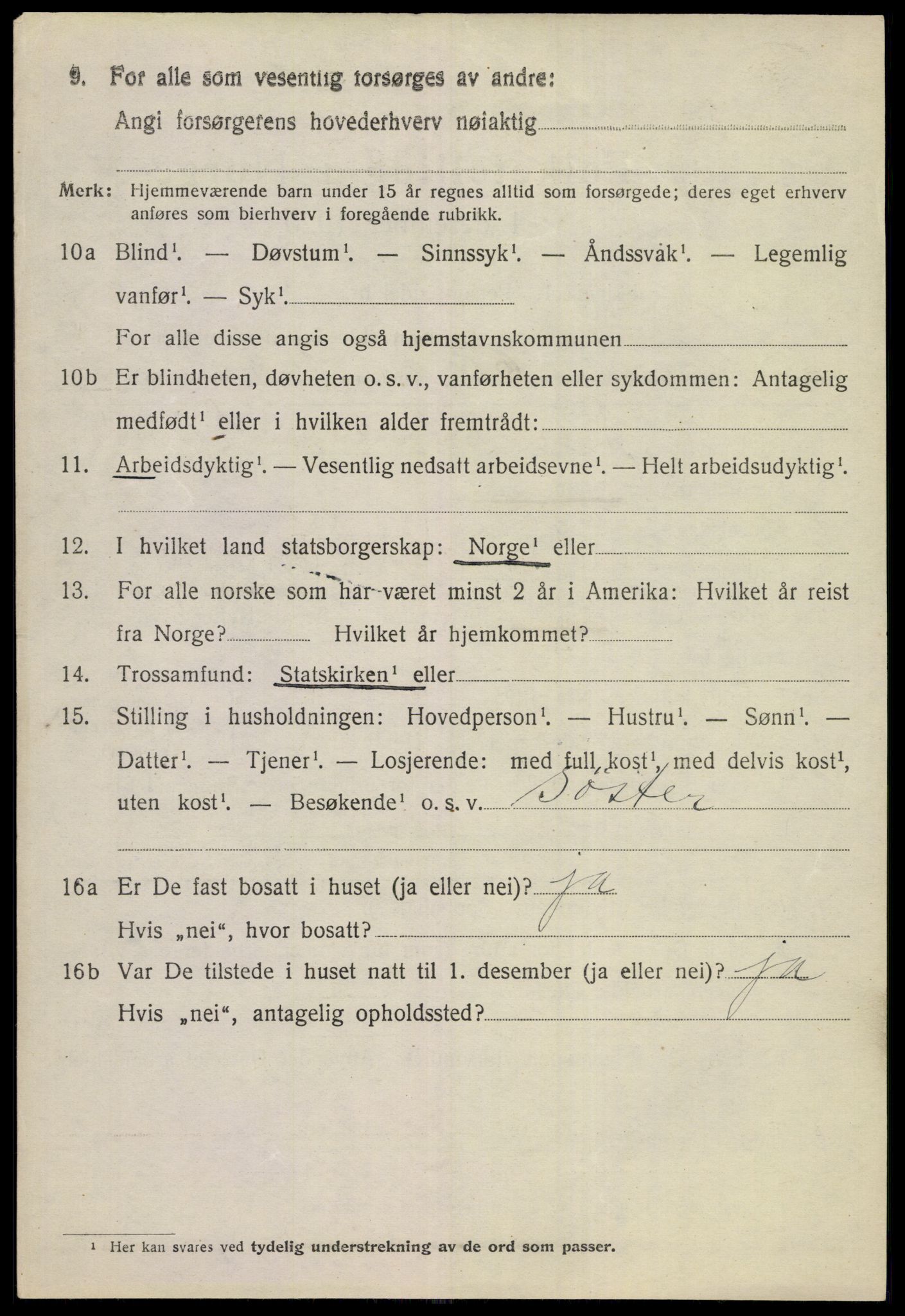 SAKO, 1920 census for Sigdal, 1920, p. 8665