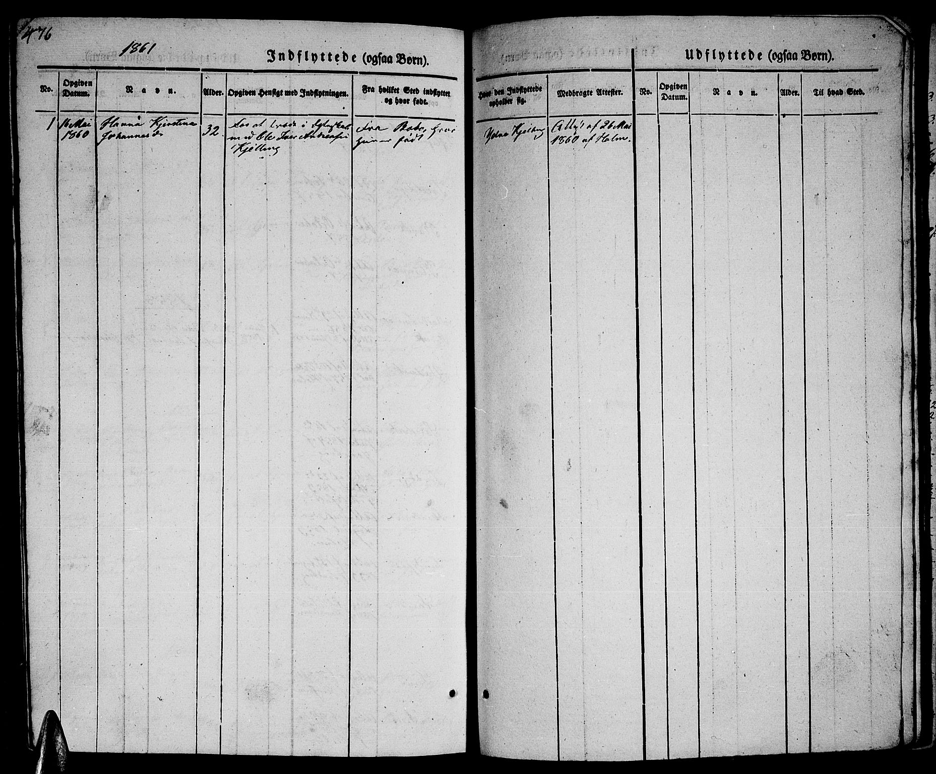 Ministerialprotokoller, klokkerbøker og fødselsregistre - Nordland, SAT/A-1459/805/L0106: Parish register (copy) no. 805C02, 1841-1861, p. 476