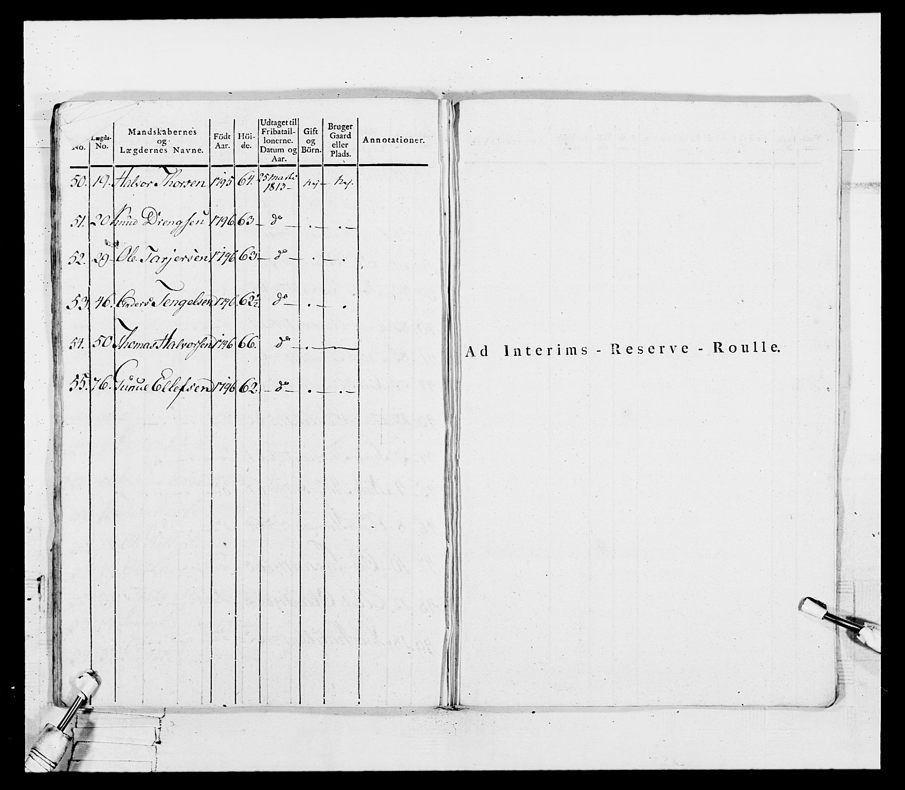 Generalitets- og kommissariatskollegiet, Det kongelige norske kommissariatskollegium, AV/RA-EA-5420/E/Eh/L0115: Telemarkske nasjonale infanteriregiment, 1802-1805, p. 50