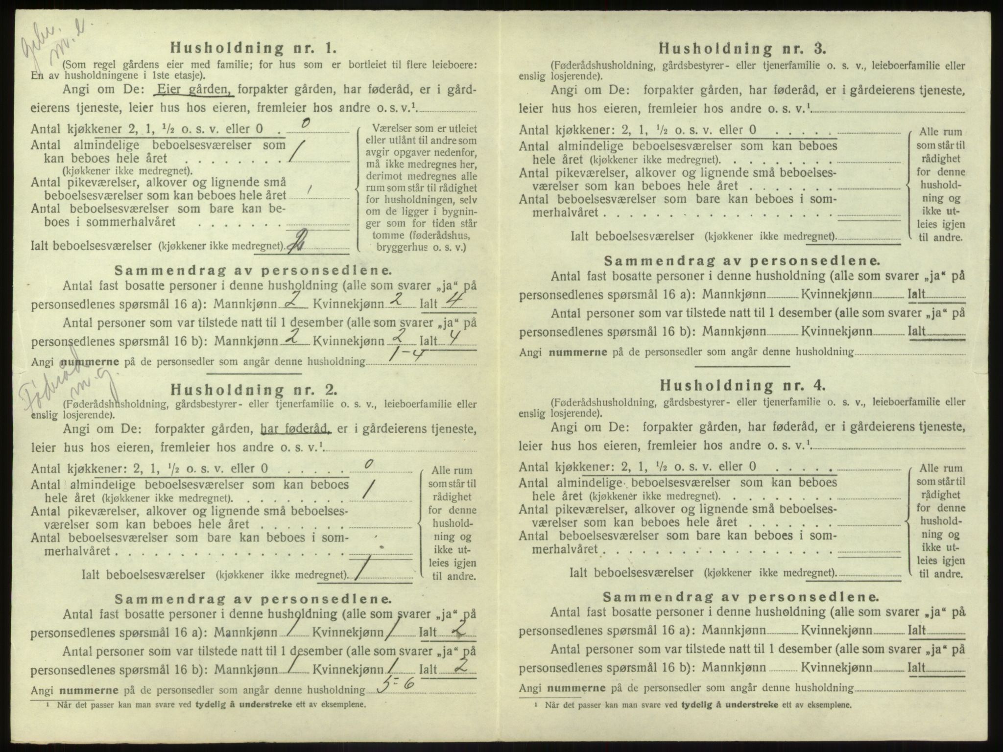 SAB, 1920 census for Naustdal, 1920, p. 795