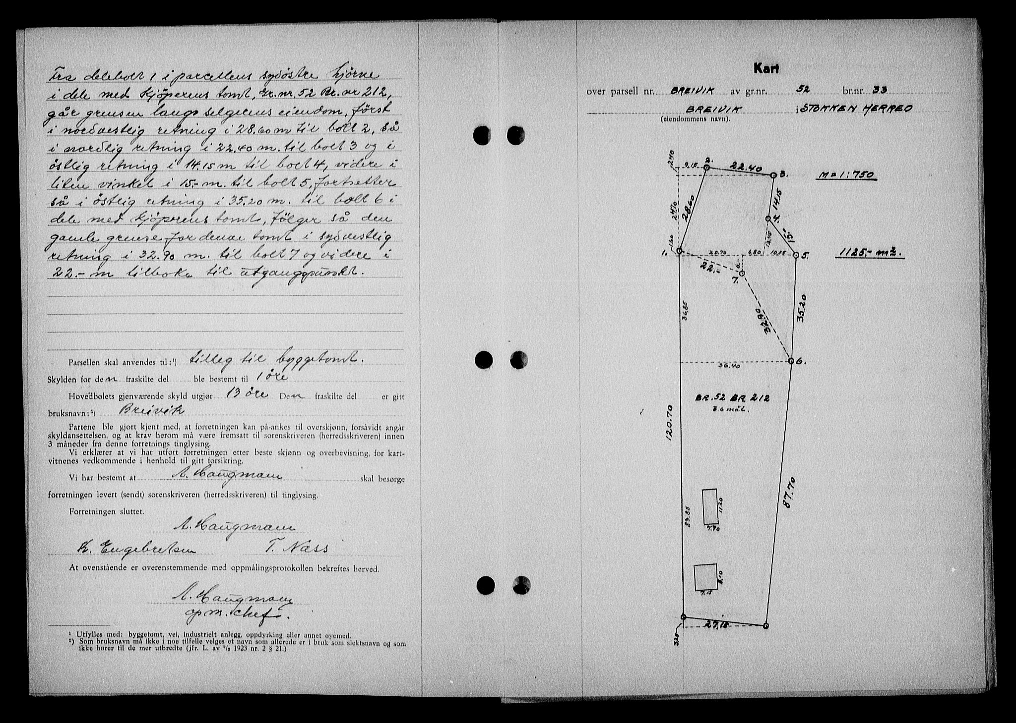 Nedenes sorenskriveri, AV/SAK-1221-0006/G/Gb/Gba/L0051: Mortgage book no. A-V, 1943-1944, Diary no: : 956/1943