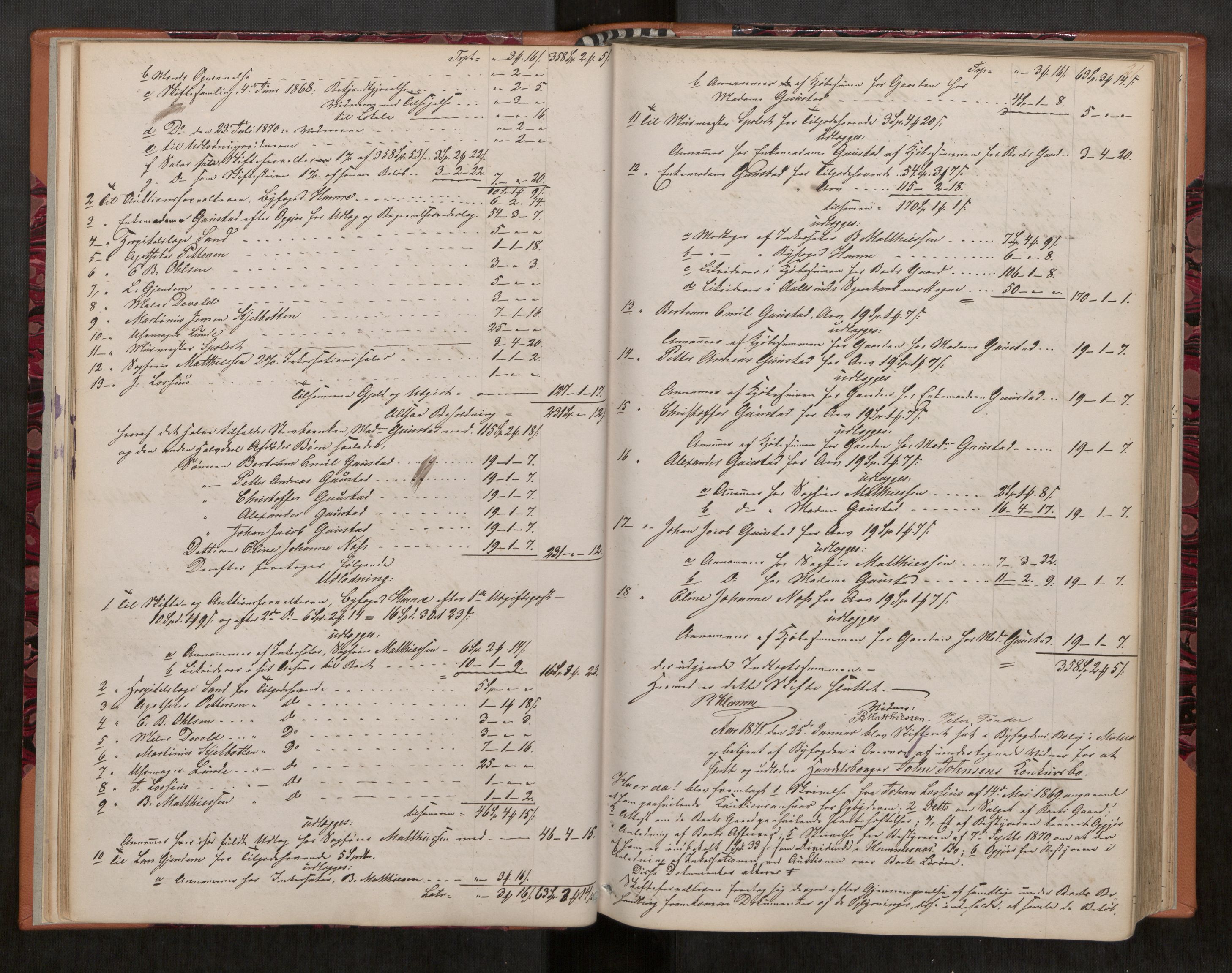 Molde byfogd, AV/SAT-A-0025/3/3Ab/L0002: Skifteutlodningsprotokoll, 1867-1903, p. 21