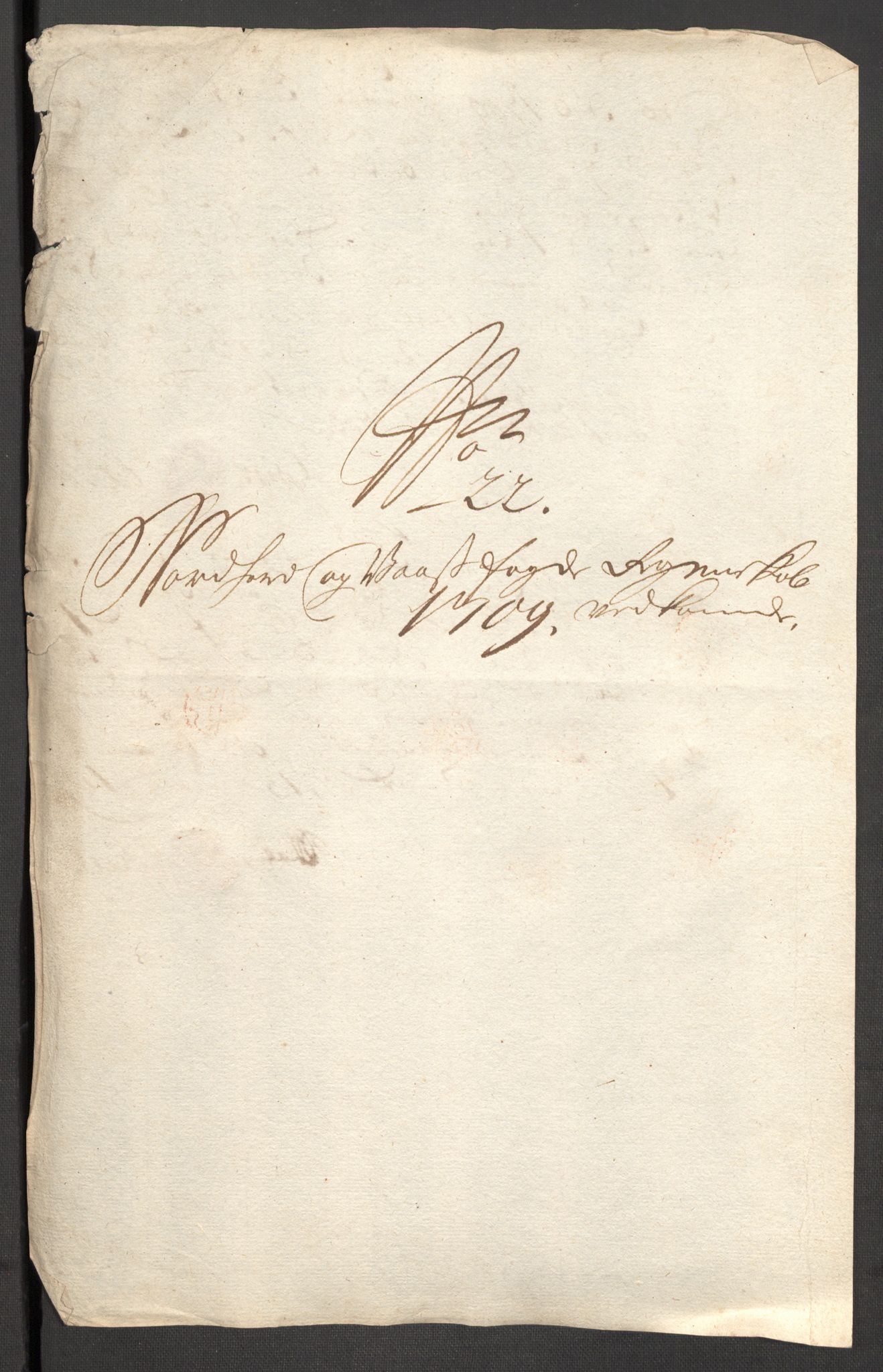 Rentekammeret inntil 1814, Reviderte regnskaper, Fogderegnskap, AV/RA-EA-4092/R51/L3190: Fogderegnskap Nordhordland og Voss, 1709, p. 235