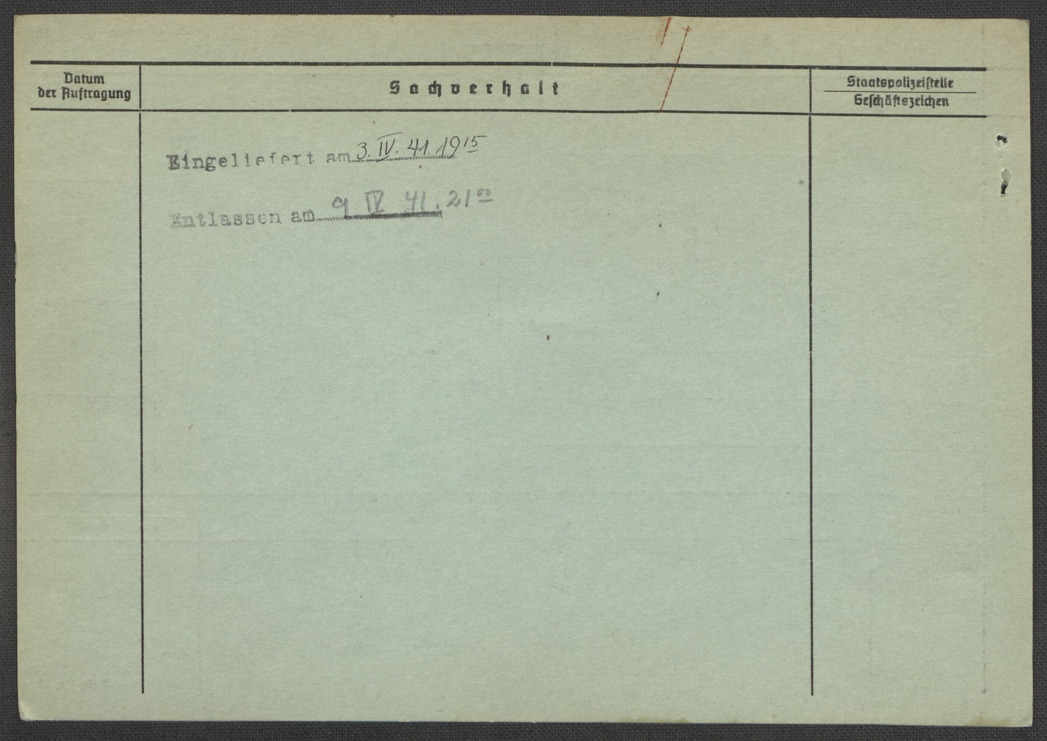 Befehlshaber der Sicherheitspolizei und des SD, AV/RA-RAFA-5969/E/Ea/Eaa/L0010: Register over norske fanger i Møllergata 19: Sø-Å, 1940-1945, p. 531