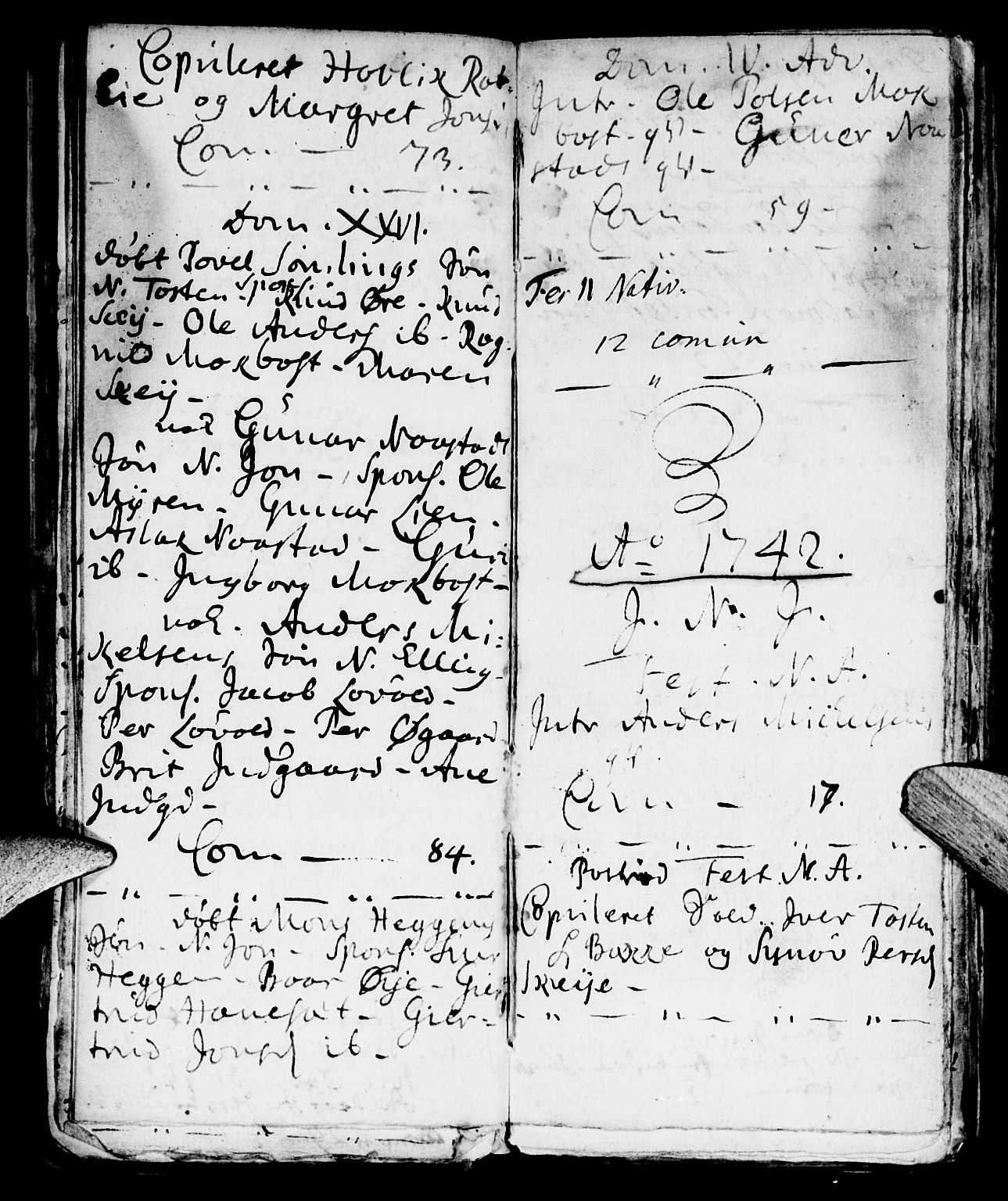 Ministerialprotokoller, klokkerbøker og fødselsregistre - Møre og Romsdal, AV/SAT-A-1454/584/L0964: Parish register (official) no. 584A04, 1732-1754