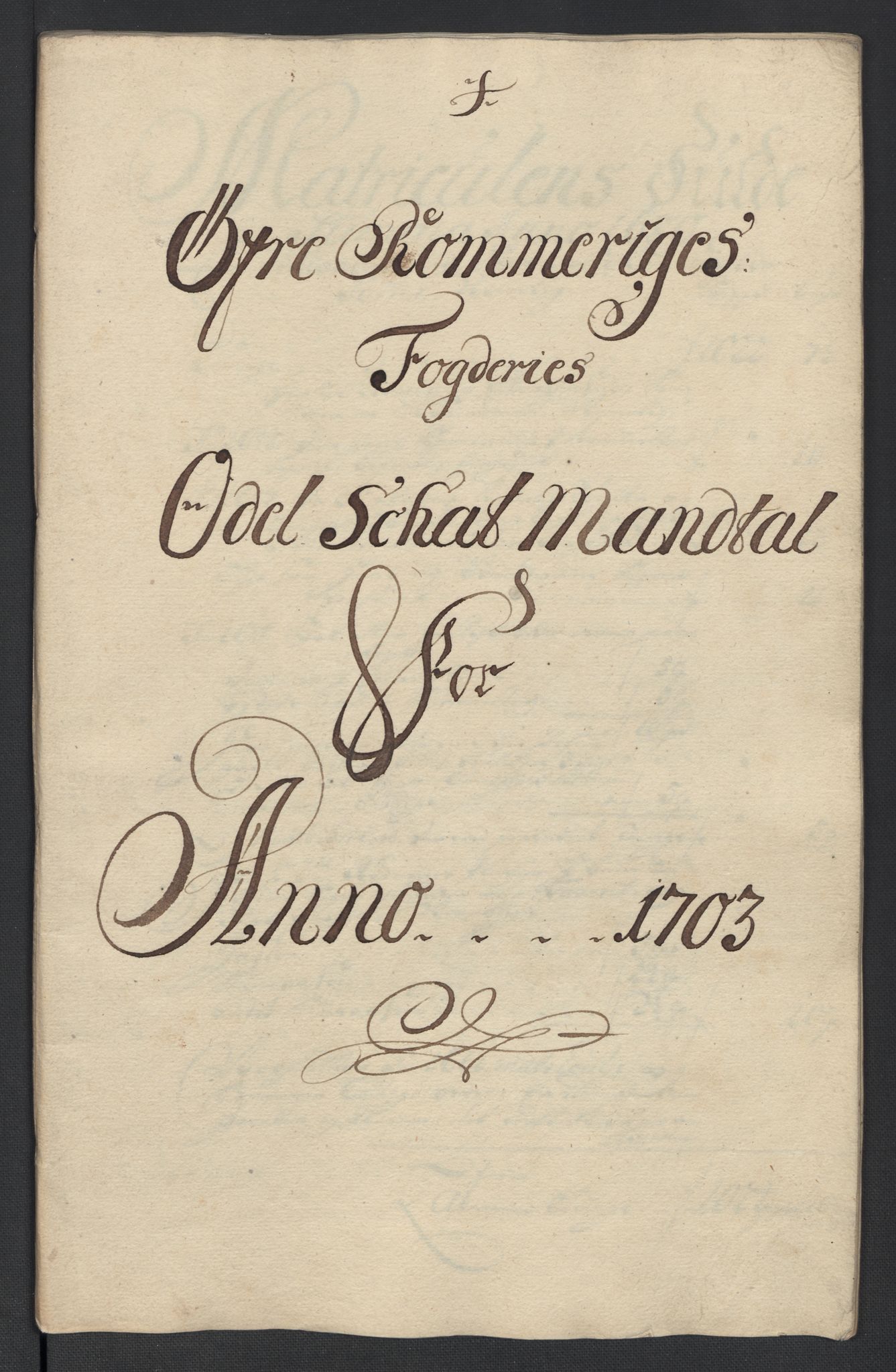 Rentekammeret inntil 1814, Reviderte regnskaper, Fogderegnskap, RA/EA-4092/R12/L0716: Fogderegnskap Øvre Romerike, 1703, p. 195