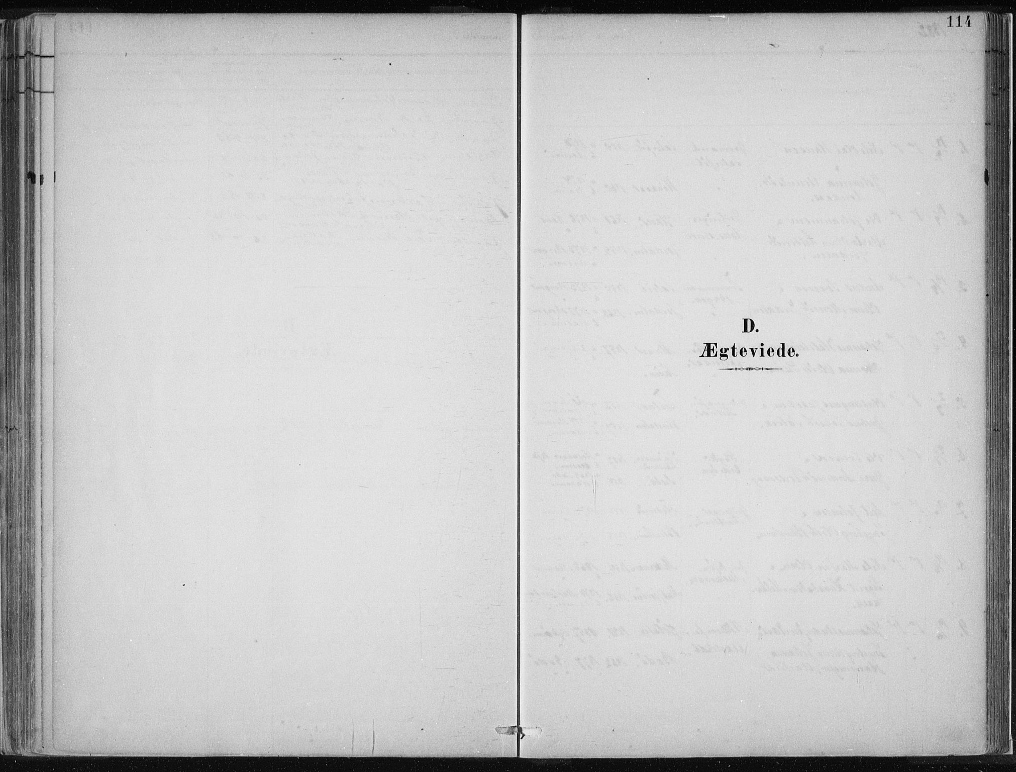 Hamre sokneprestembete, SAB/A-75501/H/Ha/Haa/Haad/L0001: Parish register (official) no. D  1, 1882-1906, p. 114